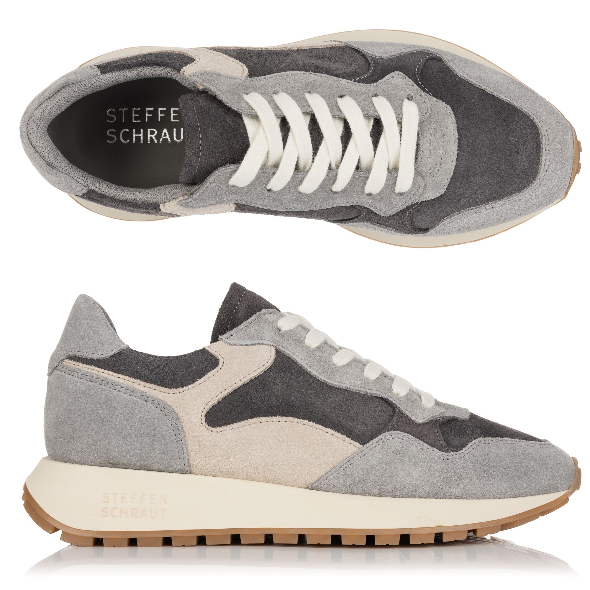 STEFFEN SCHRAUT Damen-Sneaker echt Leder Wechselfußbett Made in Portugal