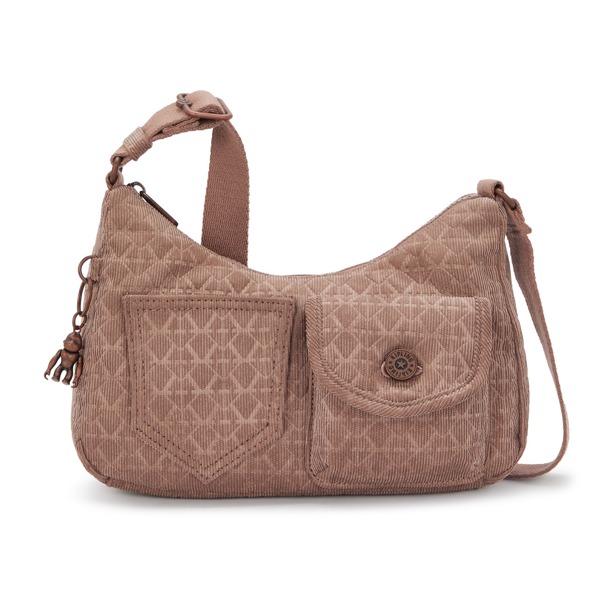 KIPLING® Schultertasche Kenda aufgesetzte Fronttaschen