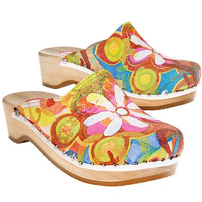 bunte clogs damen