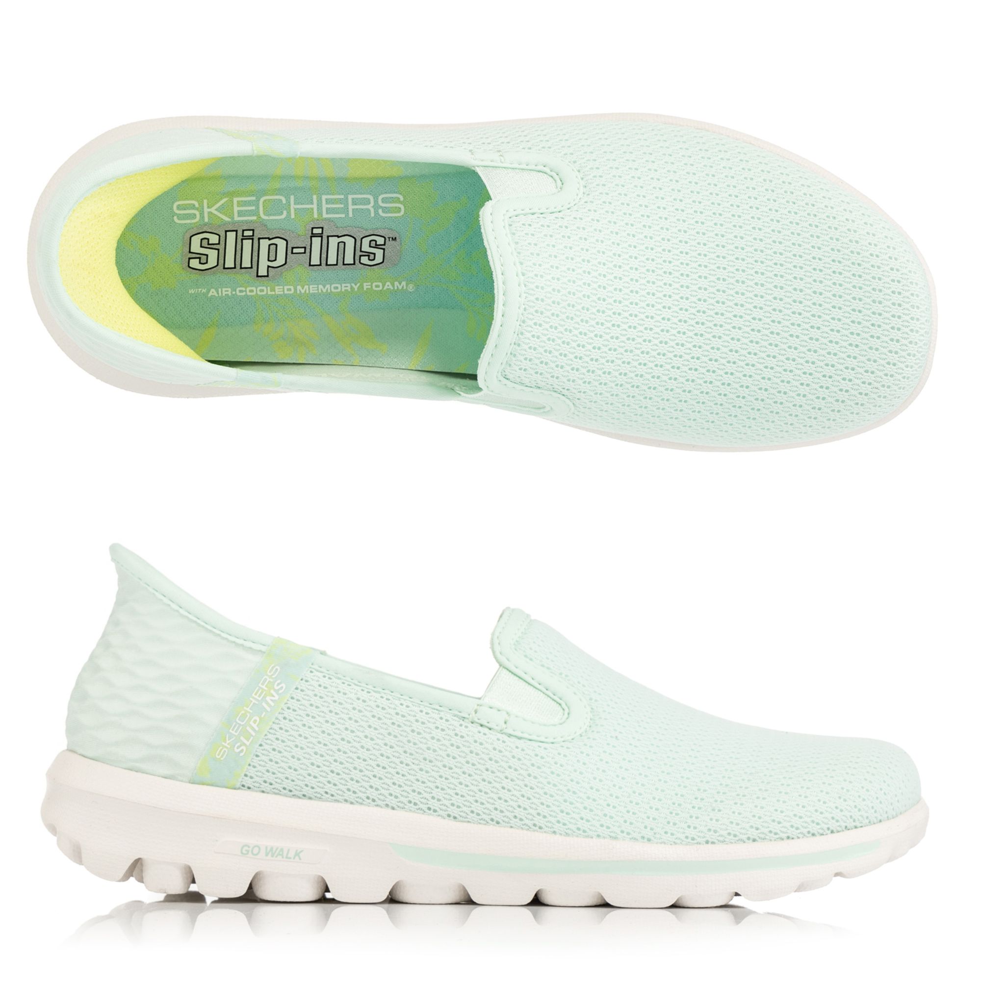 SKECHERS Damen-Slipper Go Walk Travel Fiji Funktionsmesh Hands Free Slip-Ins®