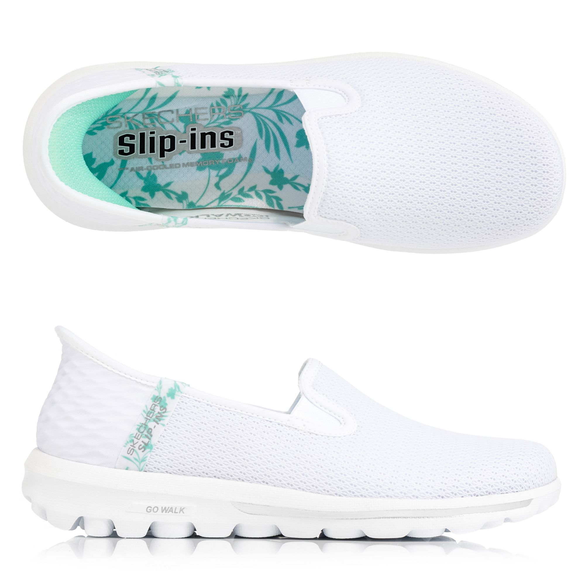 SKECHERS Damen-Slipper Go Walk Travel Fiji Funktionsmesh Hands Free Slip-Ins®