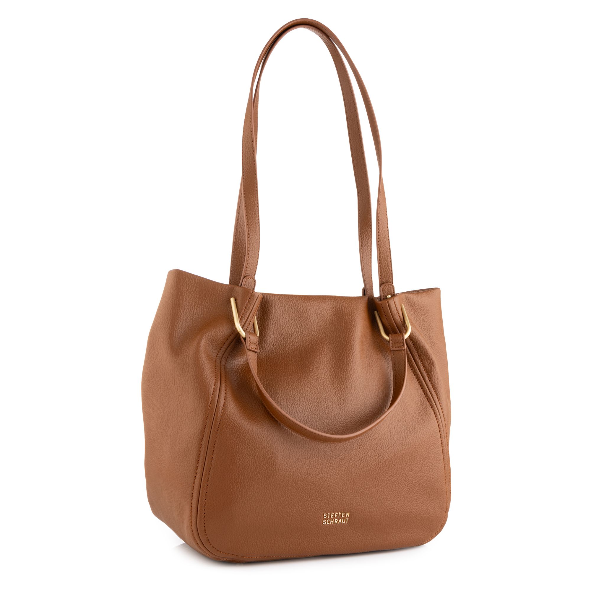 STEFFEN SCHRAUT Henkeltasche diverse Fächer 2 Längen Henkel abnehmbarer Riemen