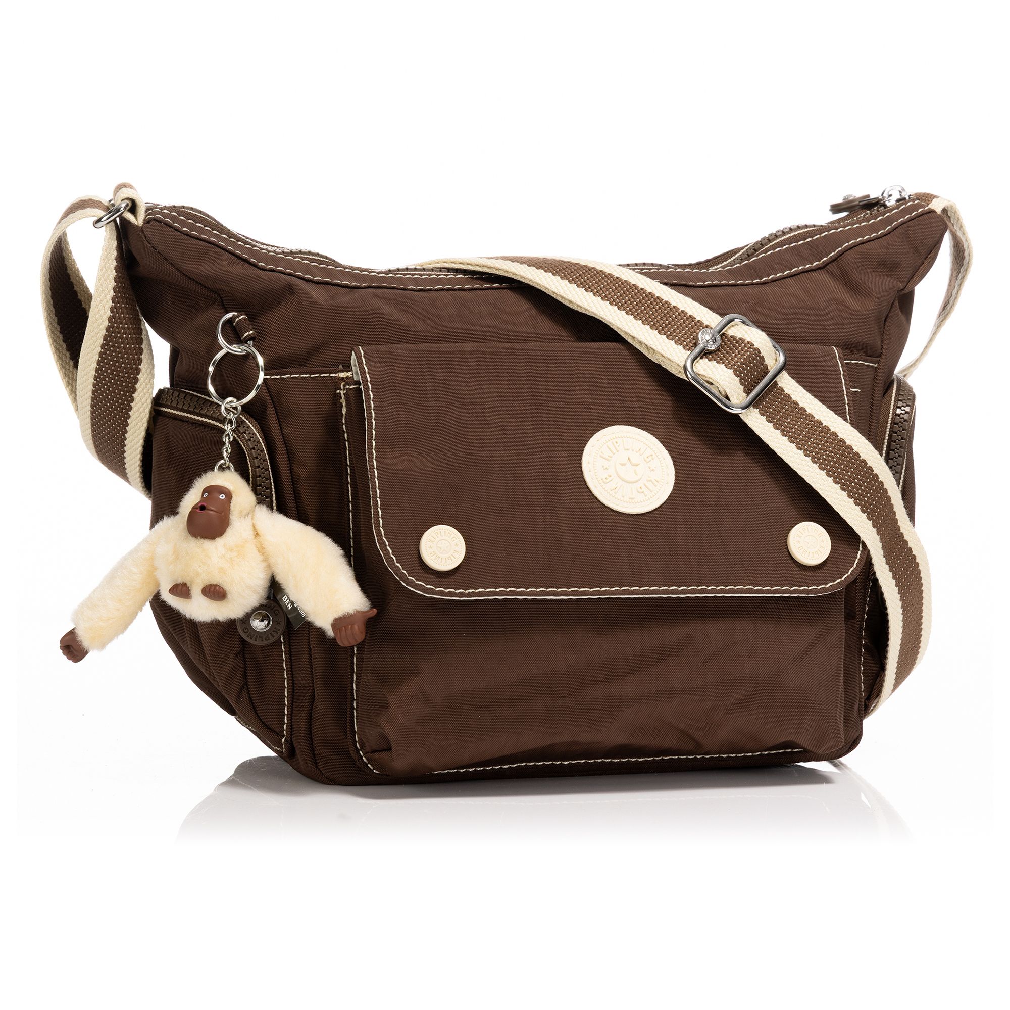 KIPLING® Organizertasche Cido Sicherheitsfach Logo-Details