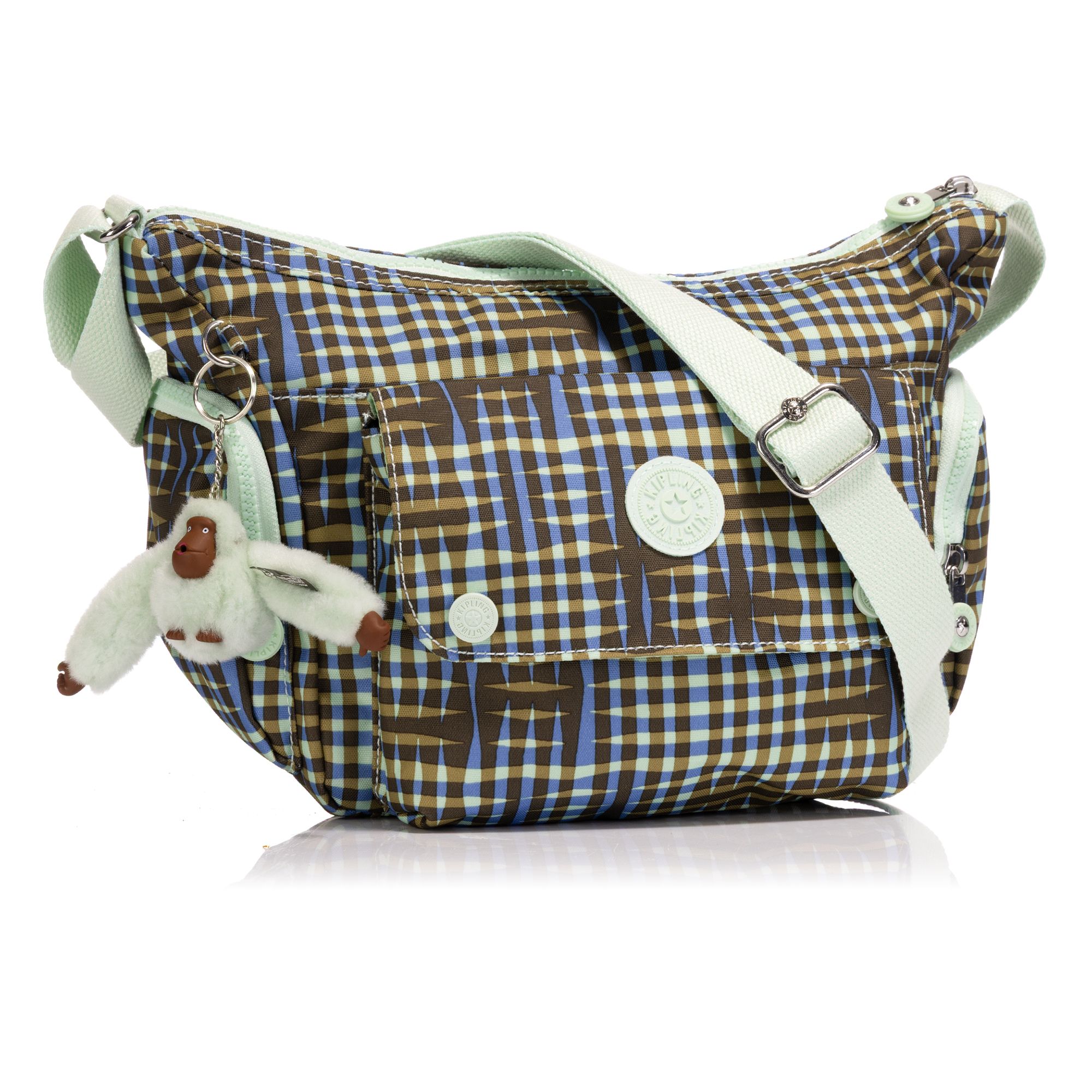 KIPLING® Organizertasche Cido Sicherheitsfach Logo-Details