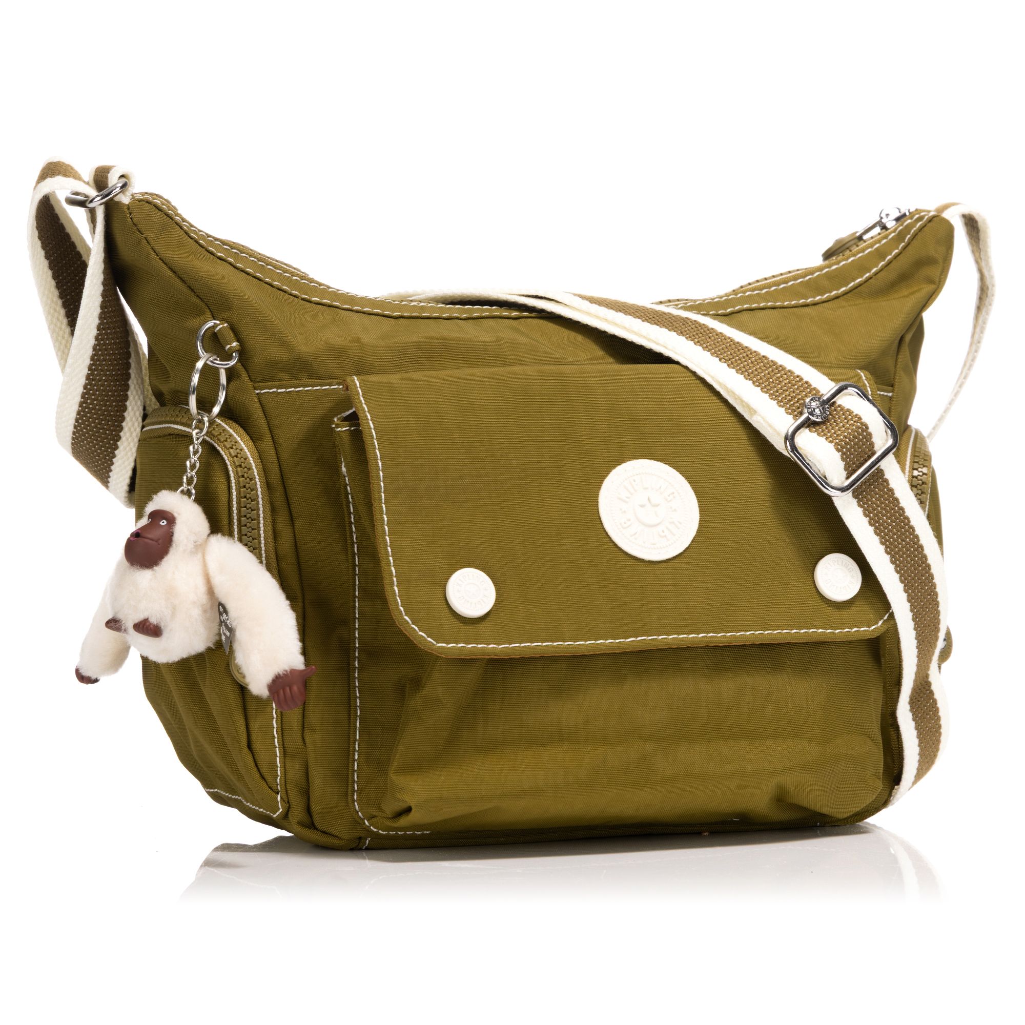 KIPLING® Organizertasche Cido Sicherheitsfach Logo-Details