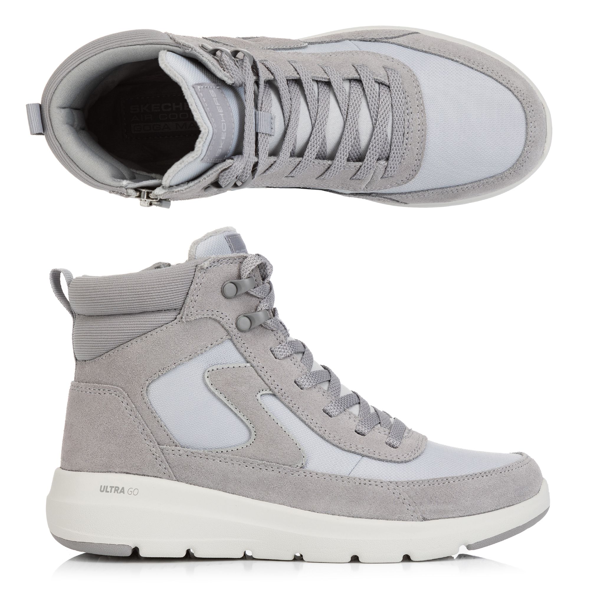 SKECHERS Damen-Hightop Sneaker Glacial Ultra 3M Scotchgard™ Ultra Go® Polsterung