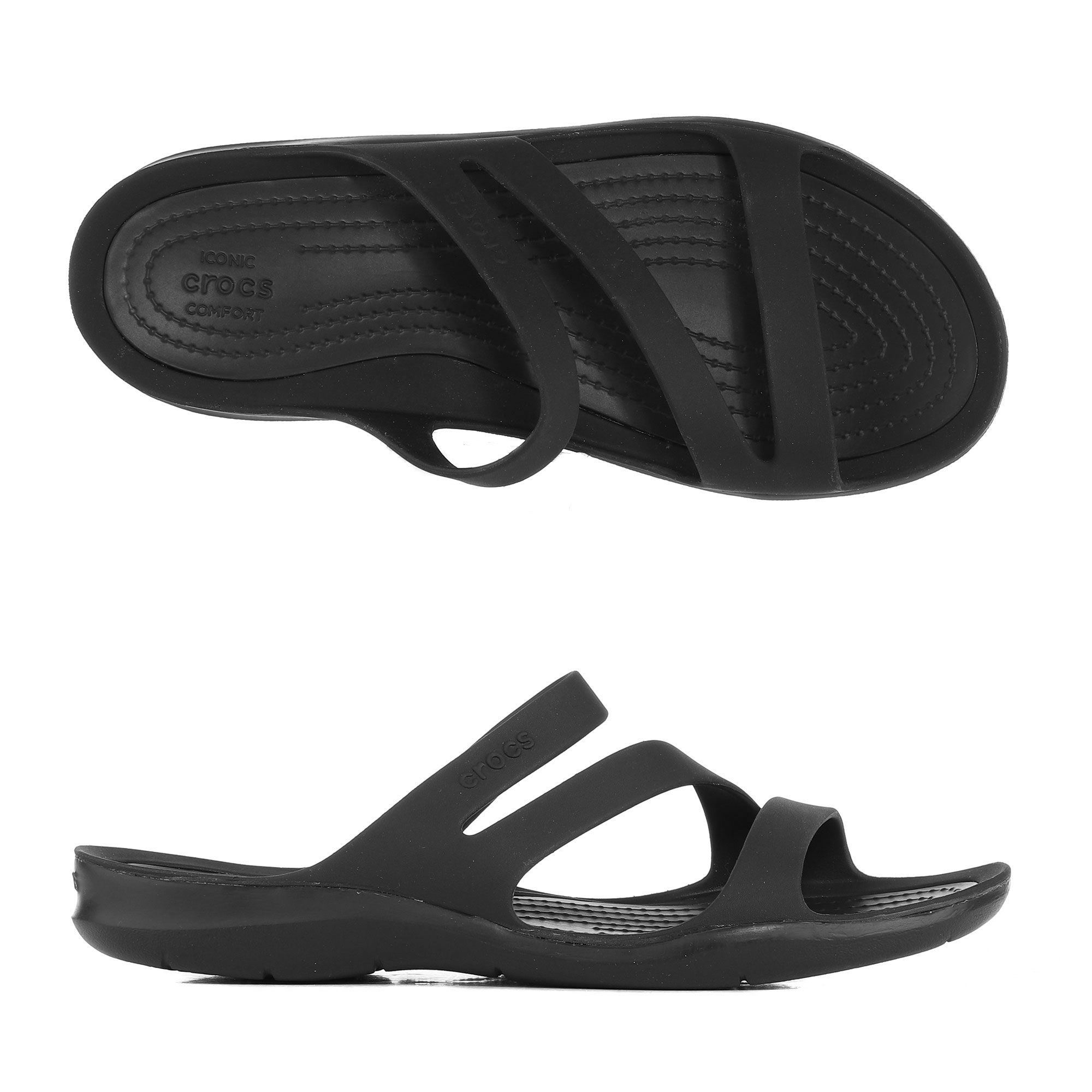 CROCS™ Damen-Pantolette Swiftwater ultraleicht Crosslite™ Foam