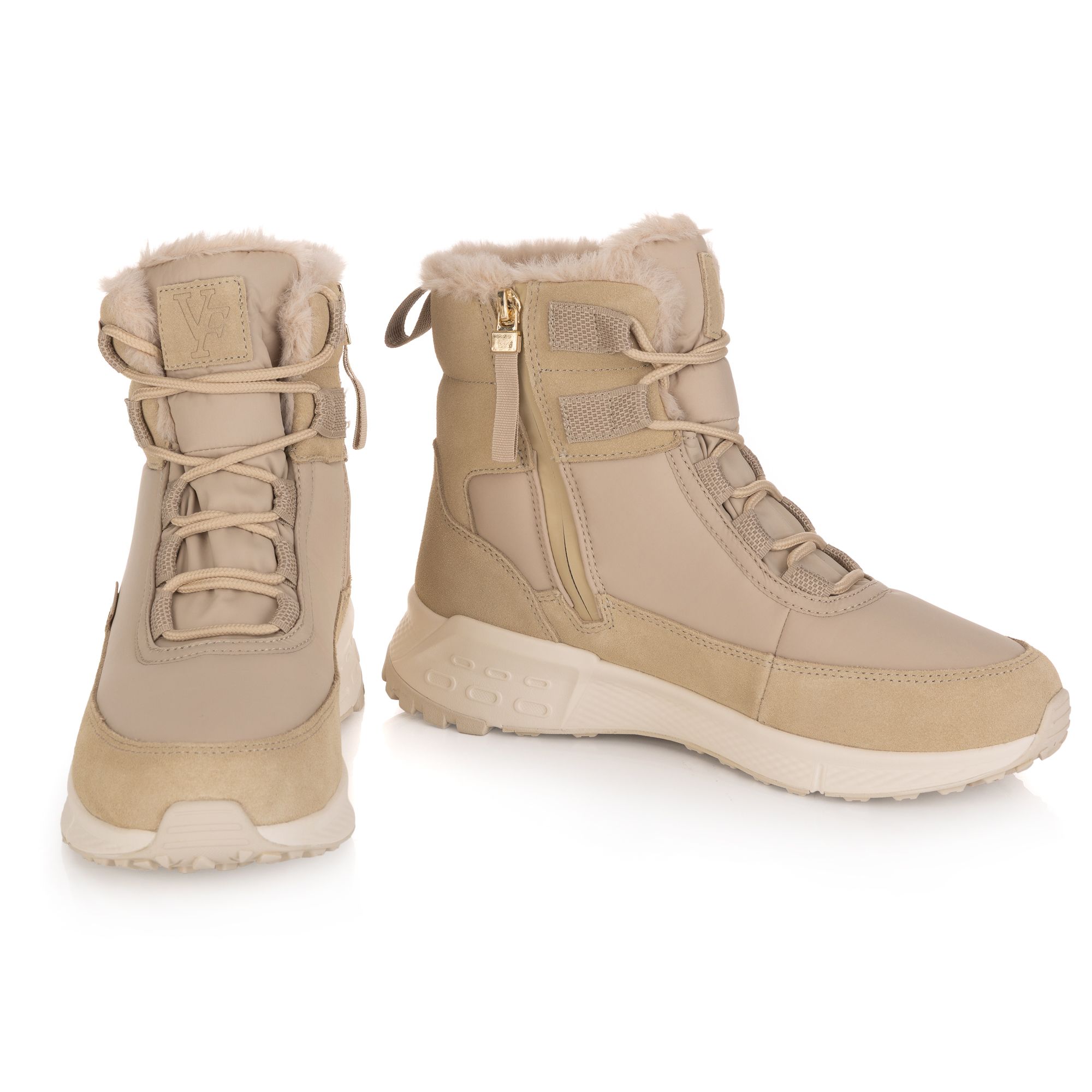 VITAFORM Damen-Stiefel Leder/Textil Texmembran Sportsohle
