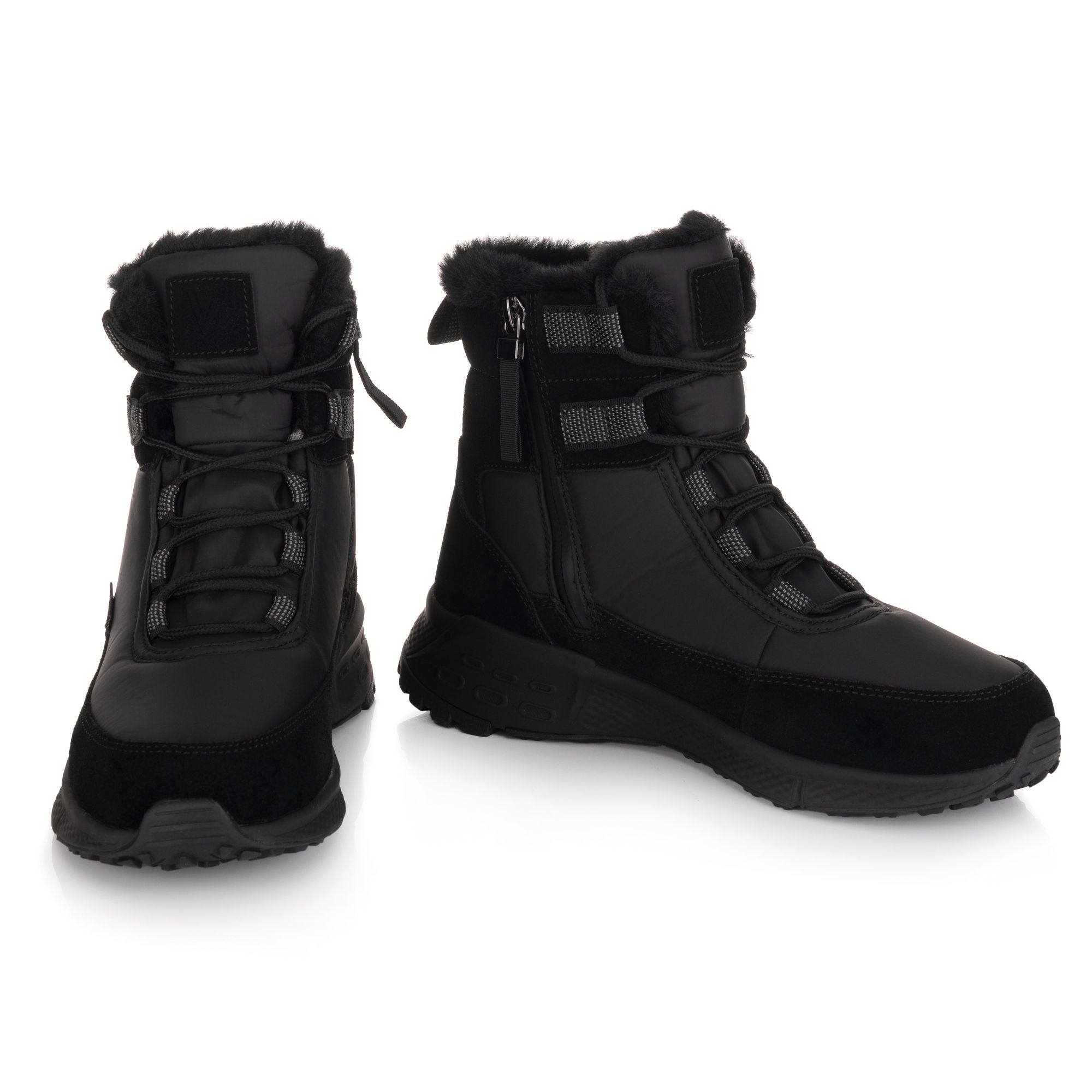 VITAFORM Damen-Stiefel Leder/Textil Texmembran Sportsohle