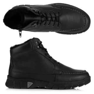 VITAFORM Herren-Stiefel Nappaleder Reißverschluss innen Lammfellfutter