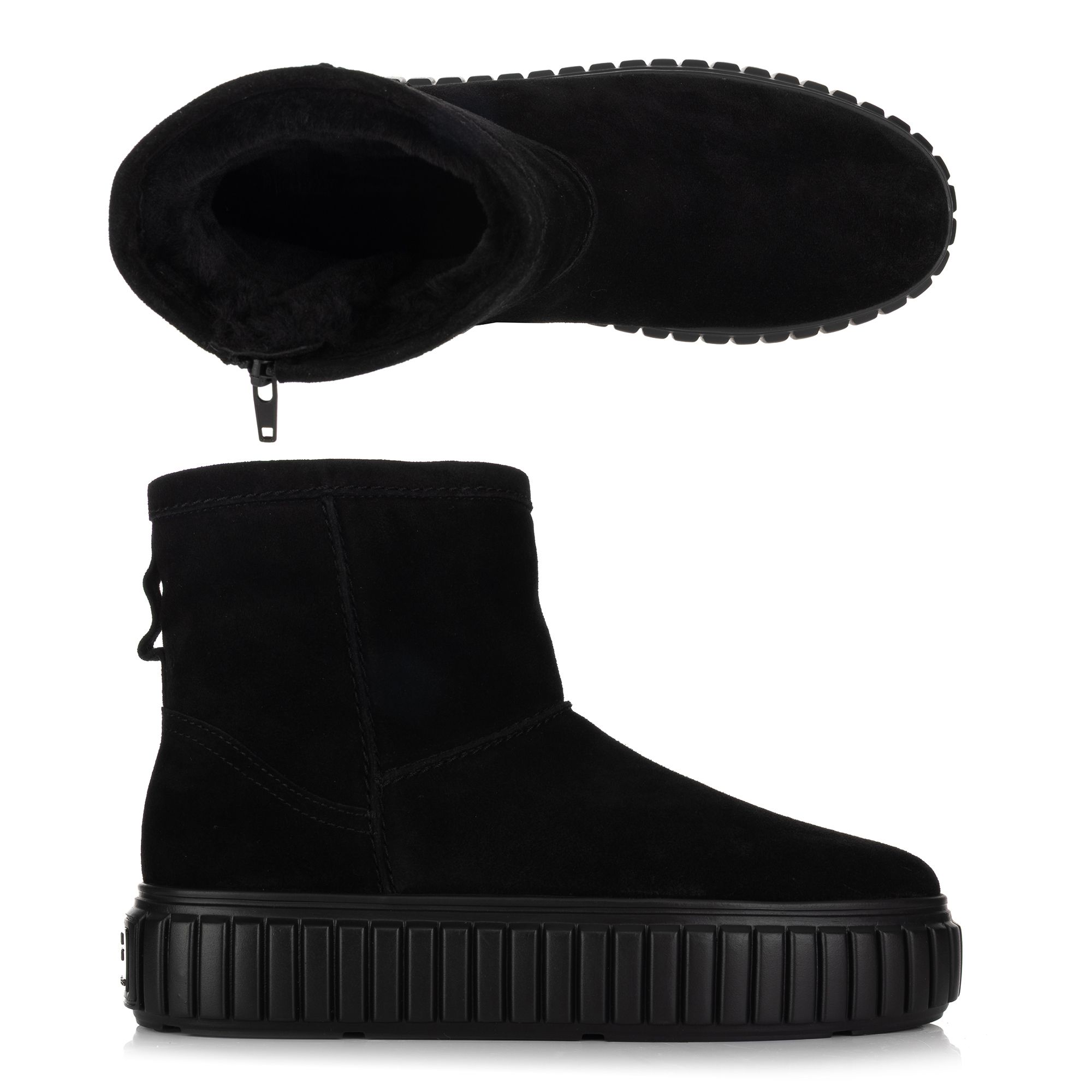 STEFFEN SCHRAUT by Kennel & Schmenger Damen-Boot Lammfell gefüttert Made in Germany