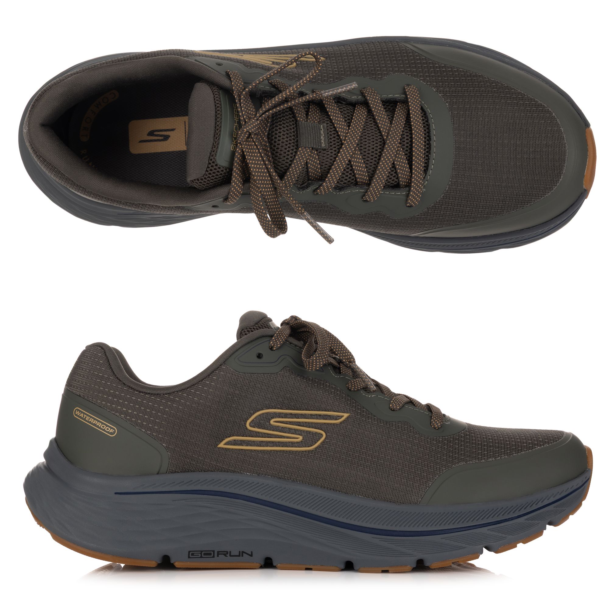 SKECHERS Herren-Sneaker Go Run Consistent 3 Wasserdicht Goga Mat Innensohle
