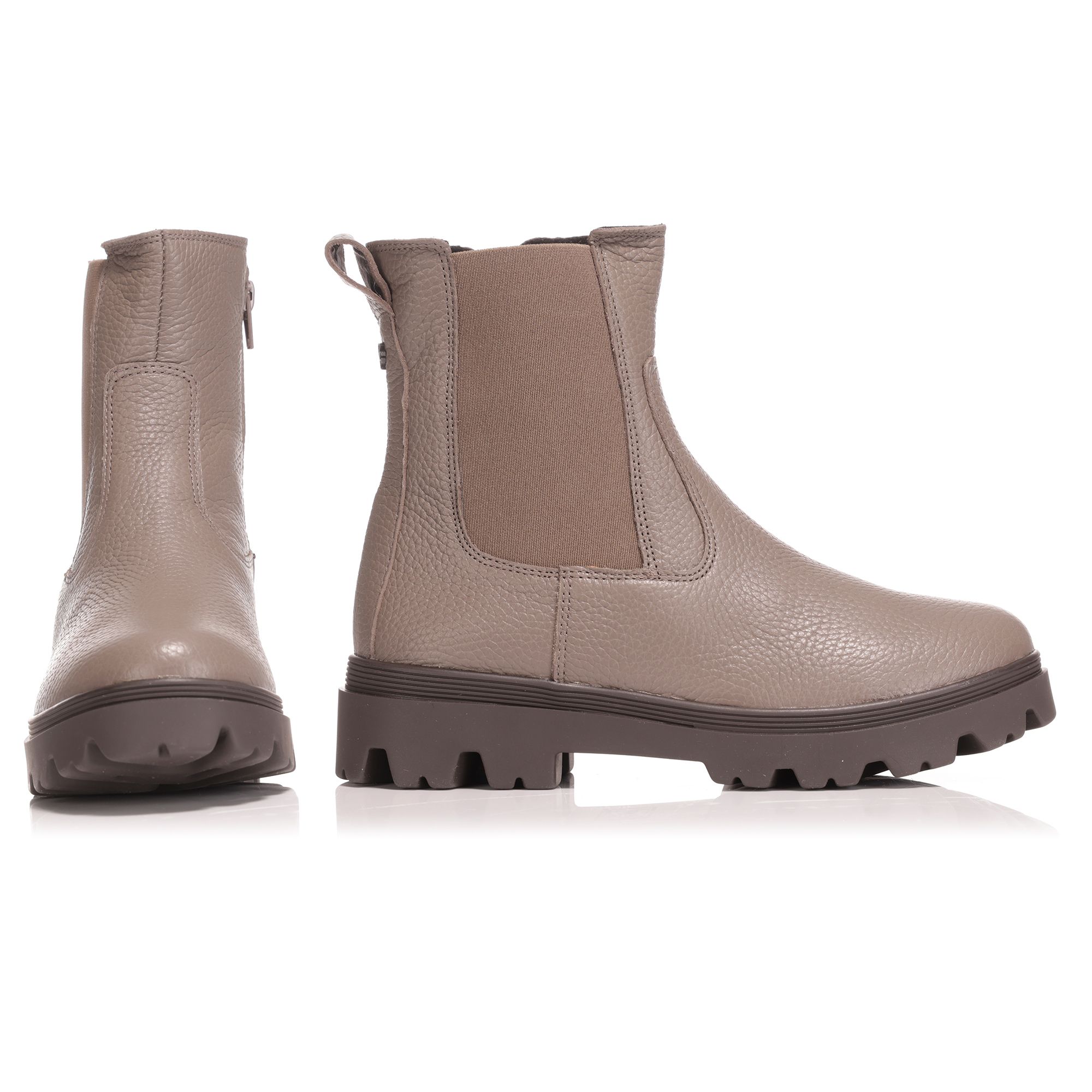 VITAFORM Damen-Stiefelette Hirschleder Reißverschluss Sohle Finja