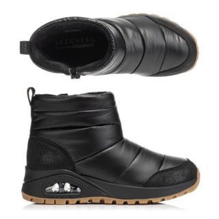 SKECHERS Damen-Stiefelette Uno Rugged gefüttert Anti-Slip