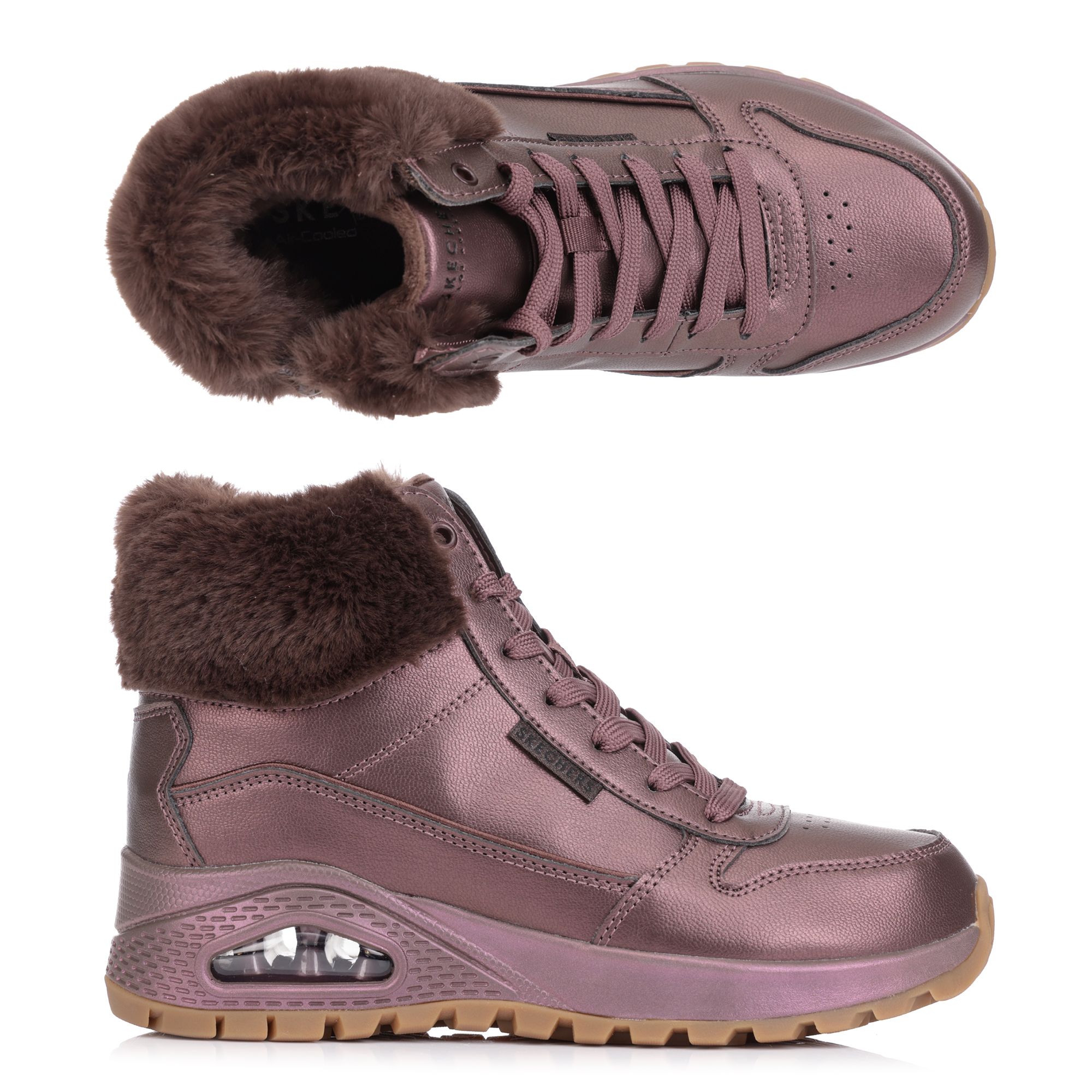SKECHERS Damen-Stiefelette Galactic Heights gefüttert Perlmuttoptik