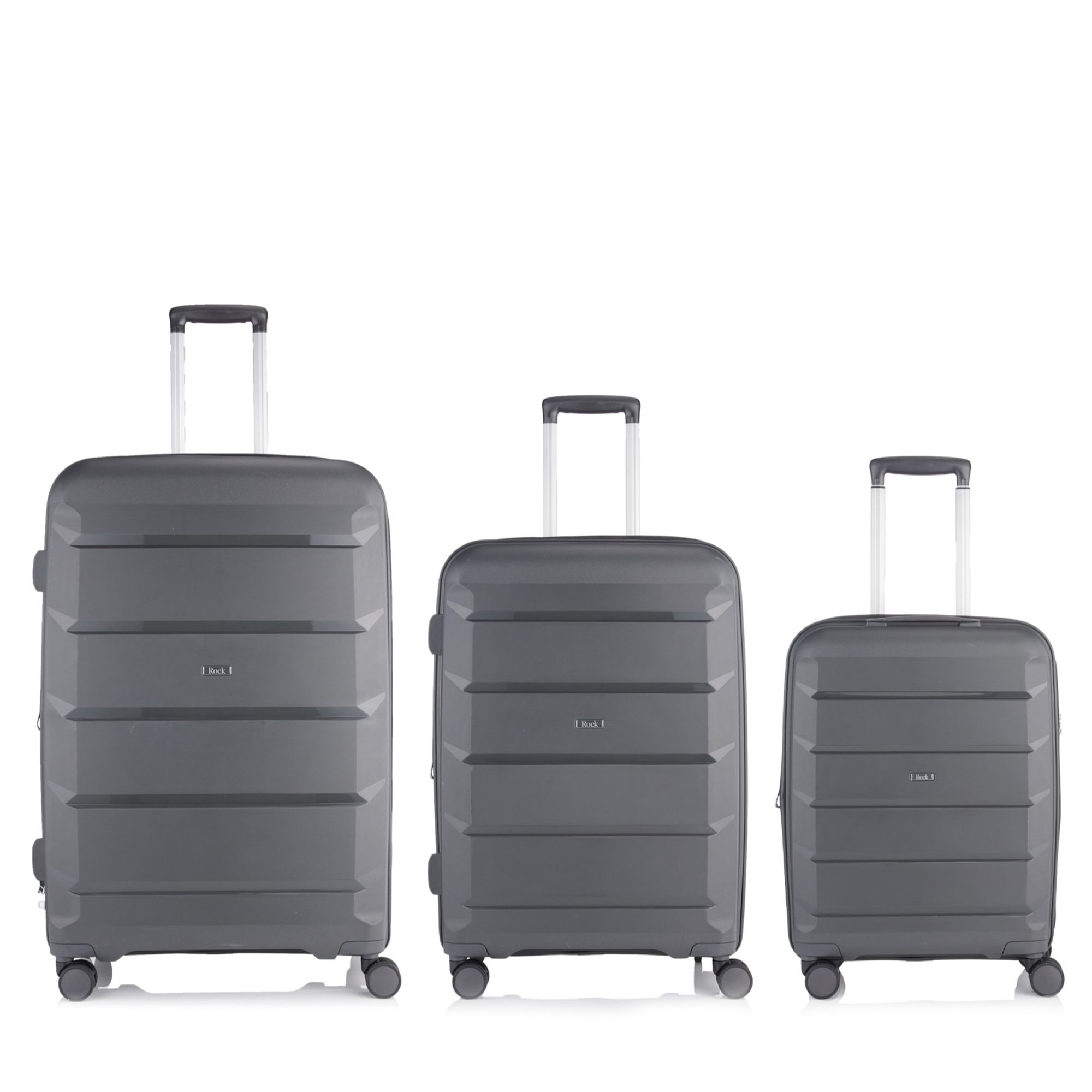 ROCK Reisegepäck 3er-Set Hartschalen strapazierfähig extraleicht