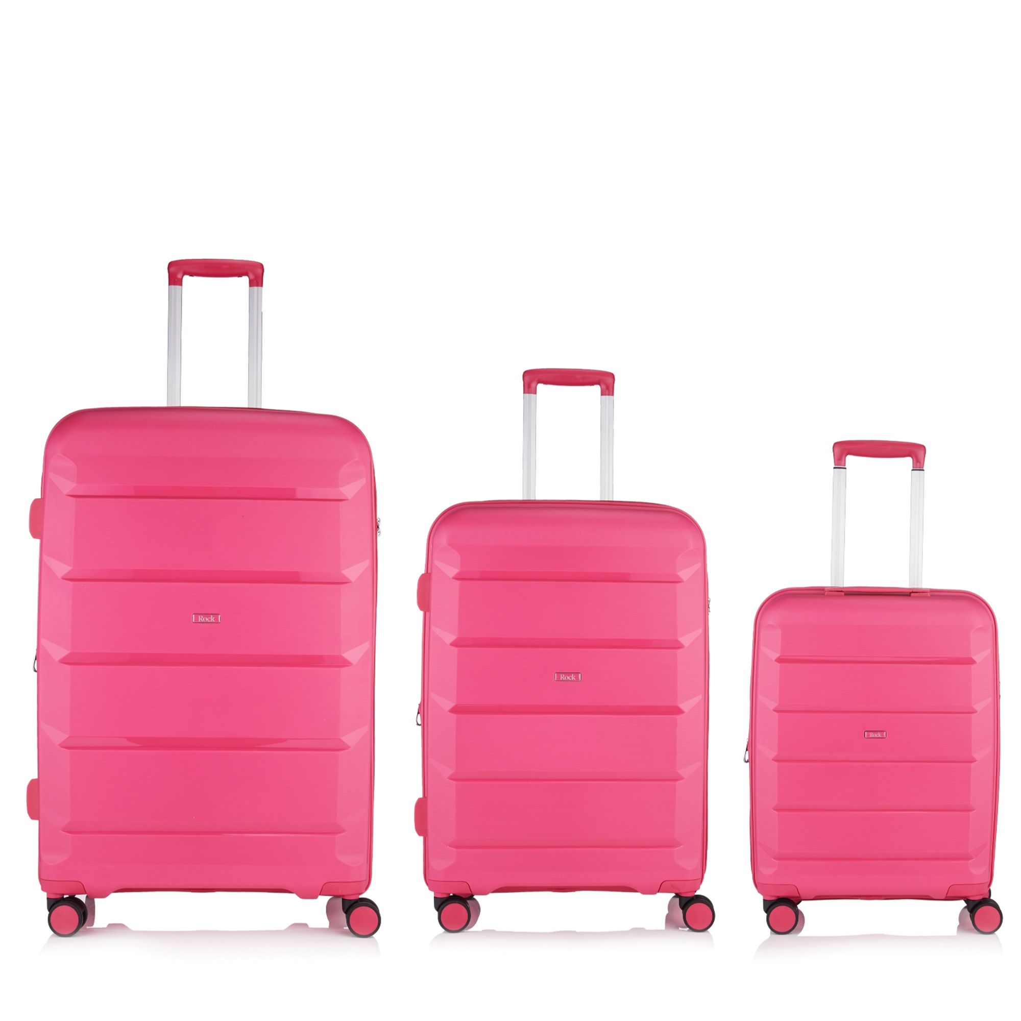 ROCK Reisegepäck 3er-Set Hartschalen strapazierfähig extraleicht
