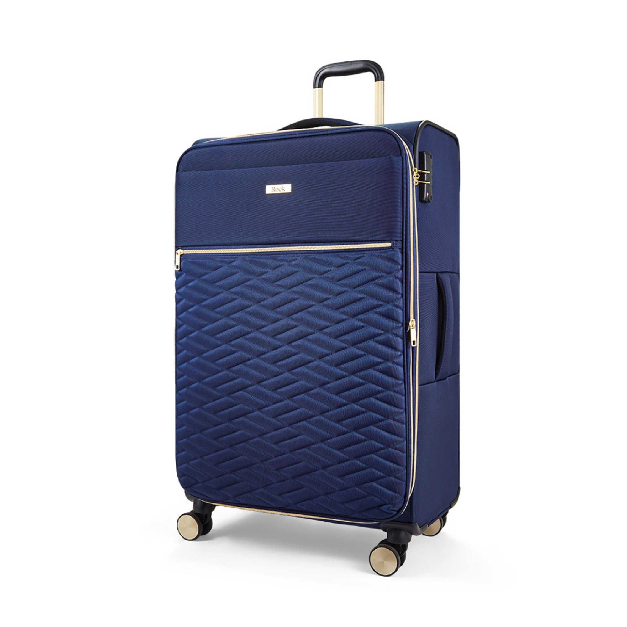 ROCK Reisegepäck Softshell Koffer extraleicht erweiterbarer Zipper 15 Jahre Garantie