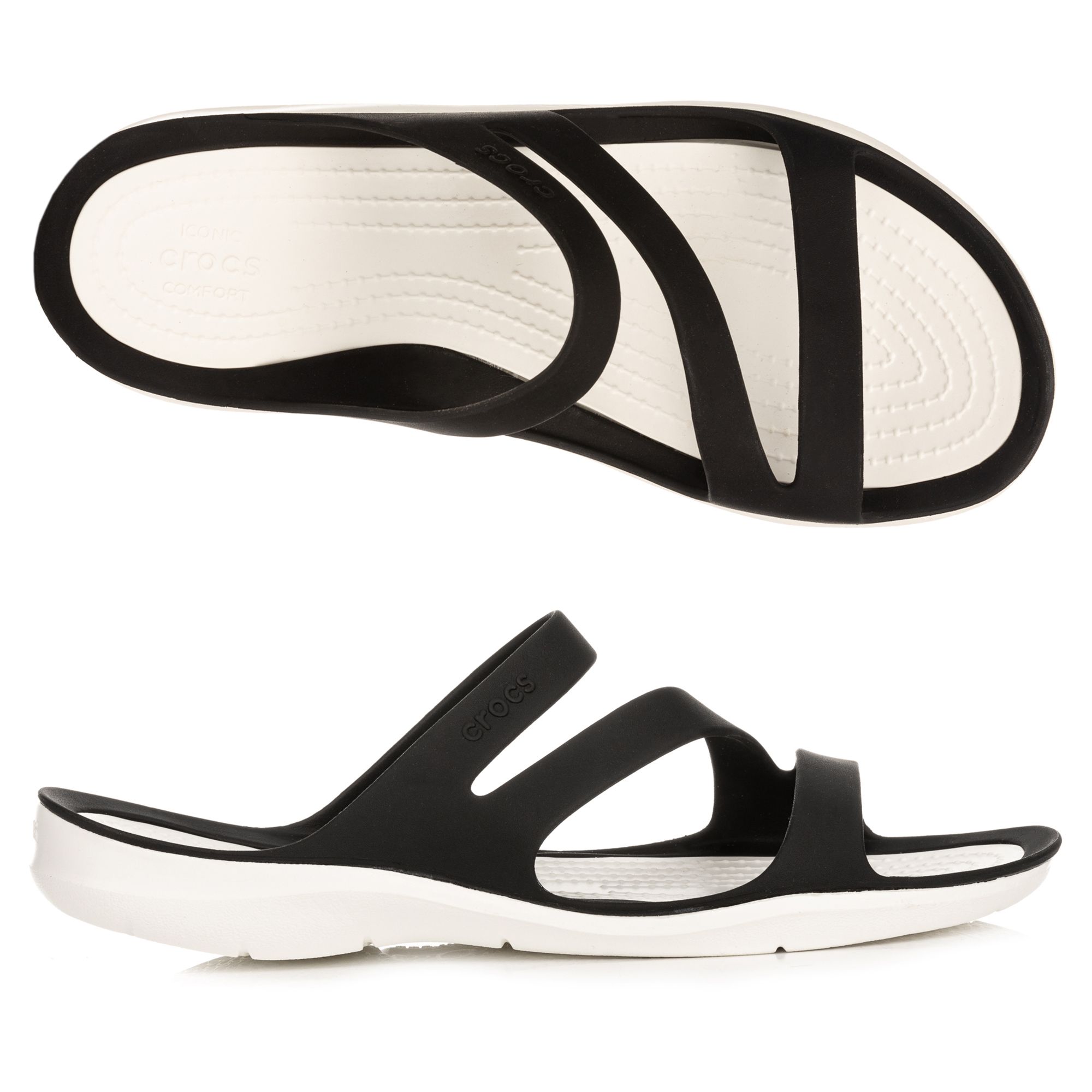 CROCS™ Damen-Pantolette Swiftwater ultraleicht Crosslite™ Foam