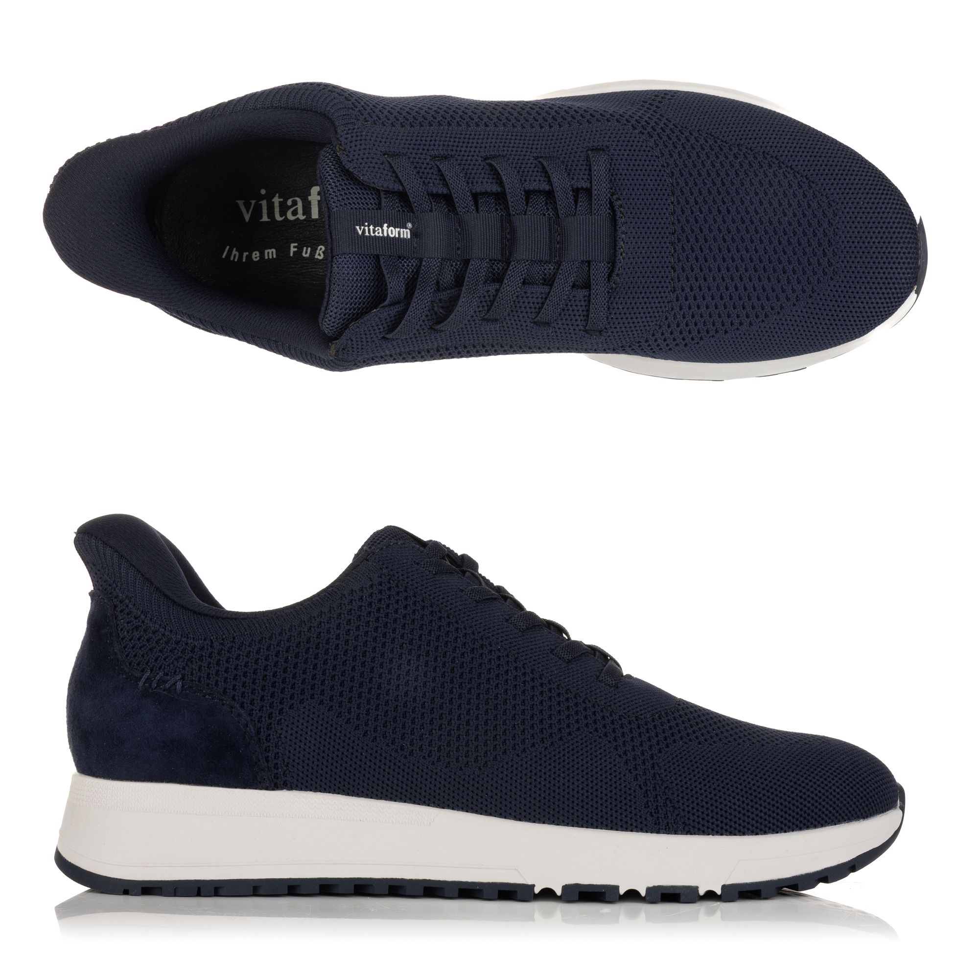  VITAFORM Herren-Sneaker Textil Bungeeschnürung Komforteinstieg