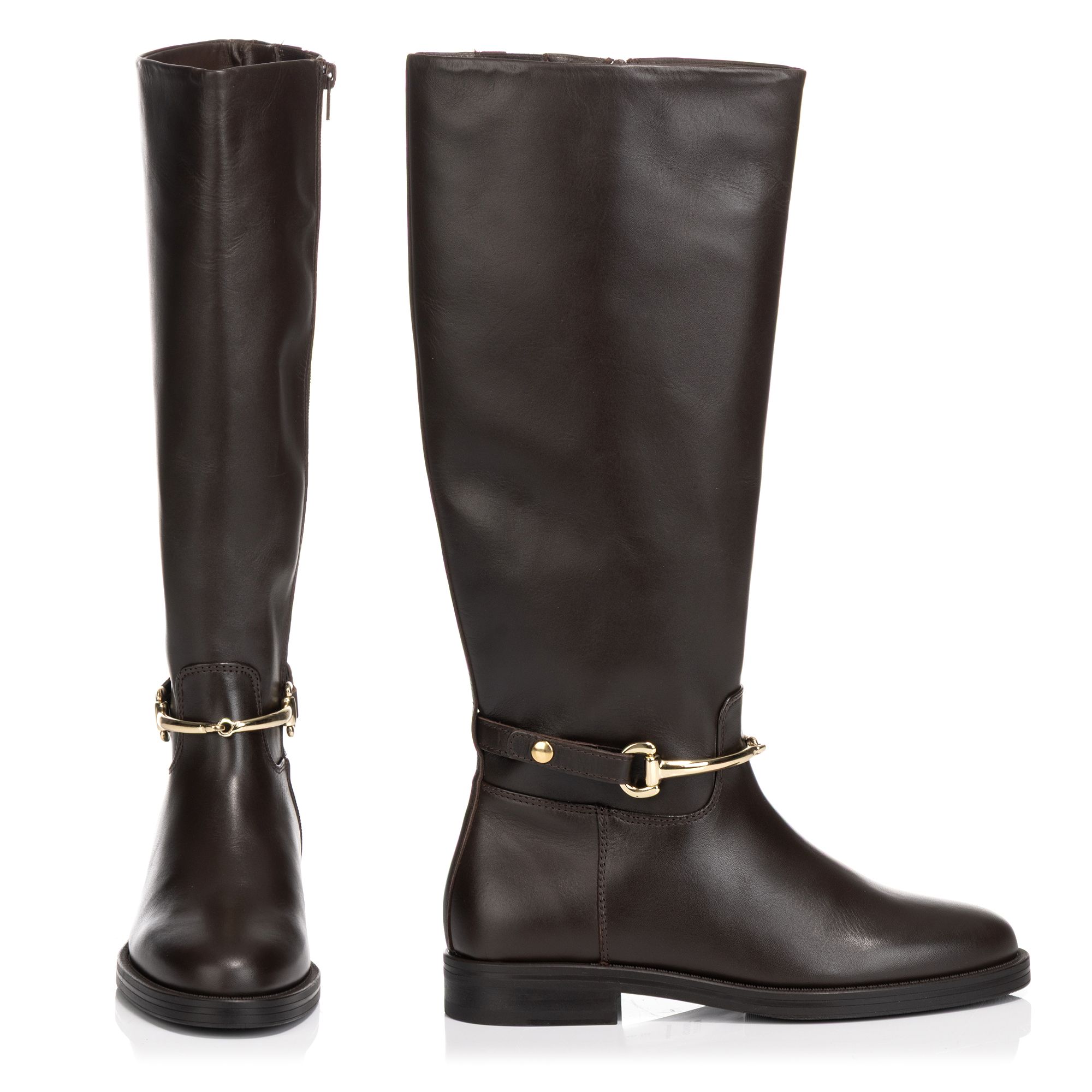 STEFFEN SCHRAUT Damen-Stiefel echt Leder Reißverschluss abnehm. Schmuckdetail