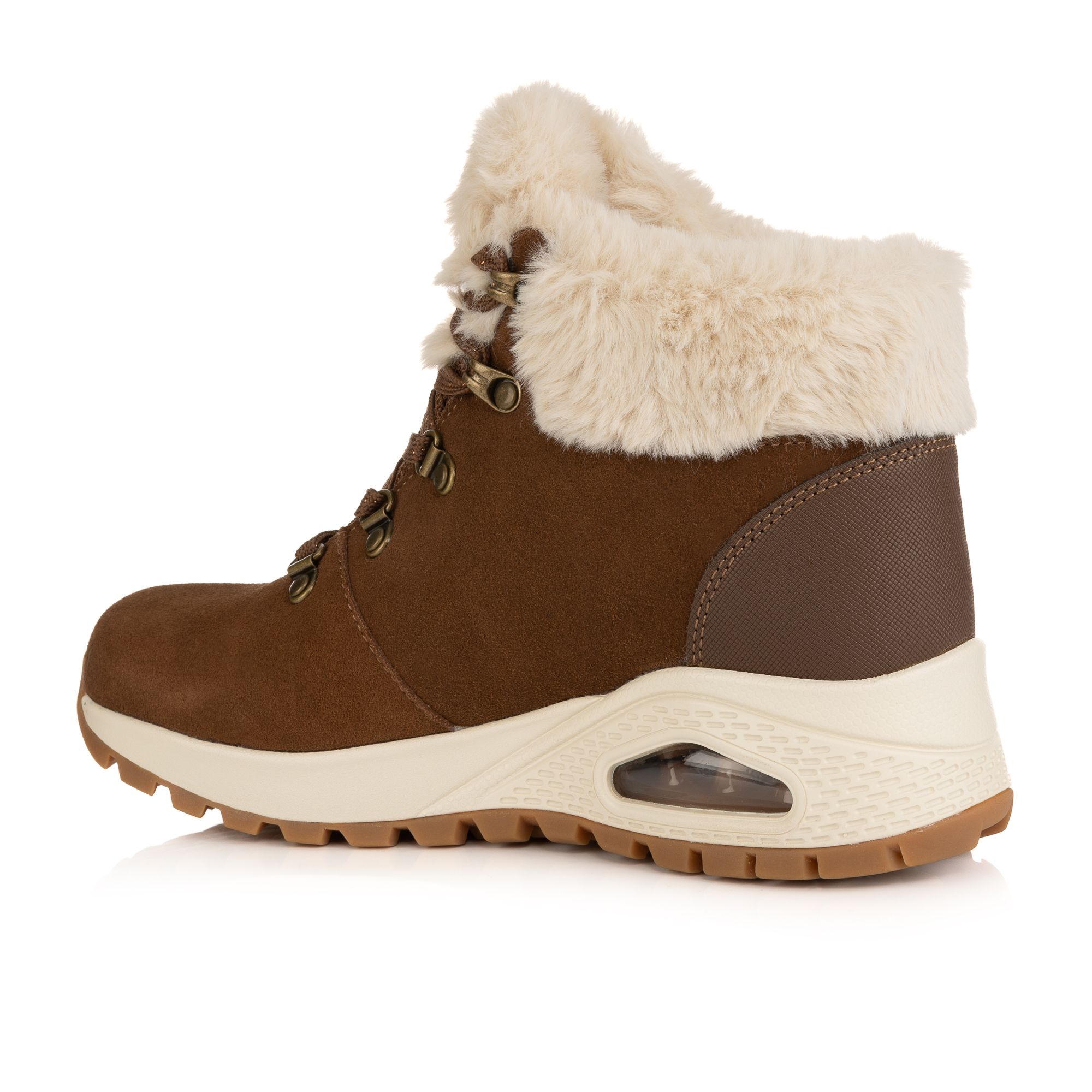 SKECHERS Damen Stiefelette Uno Rugged Wasserdicht Skech Air D mpfung 