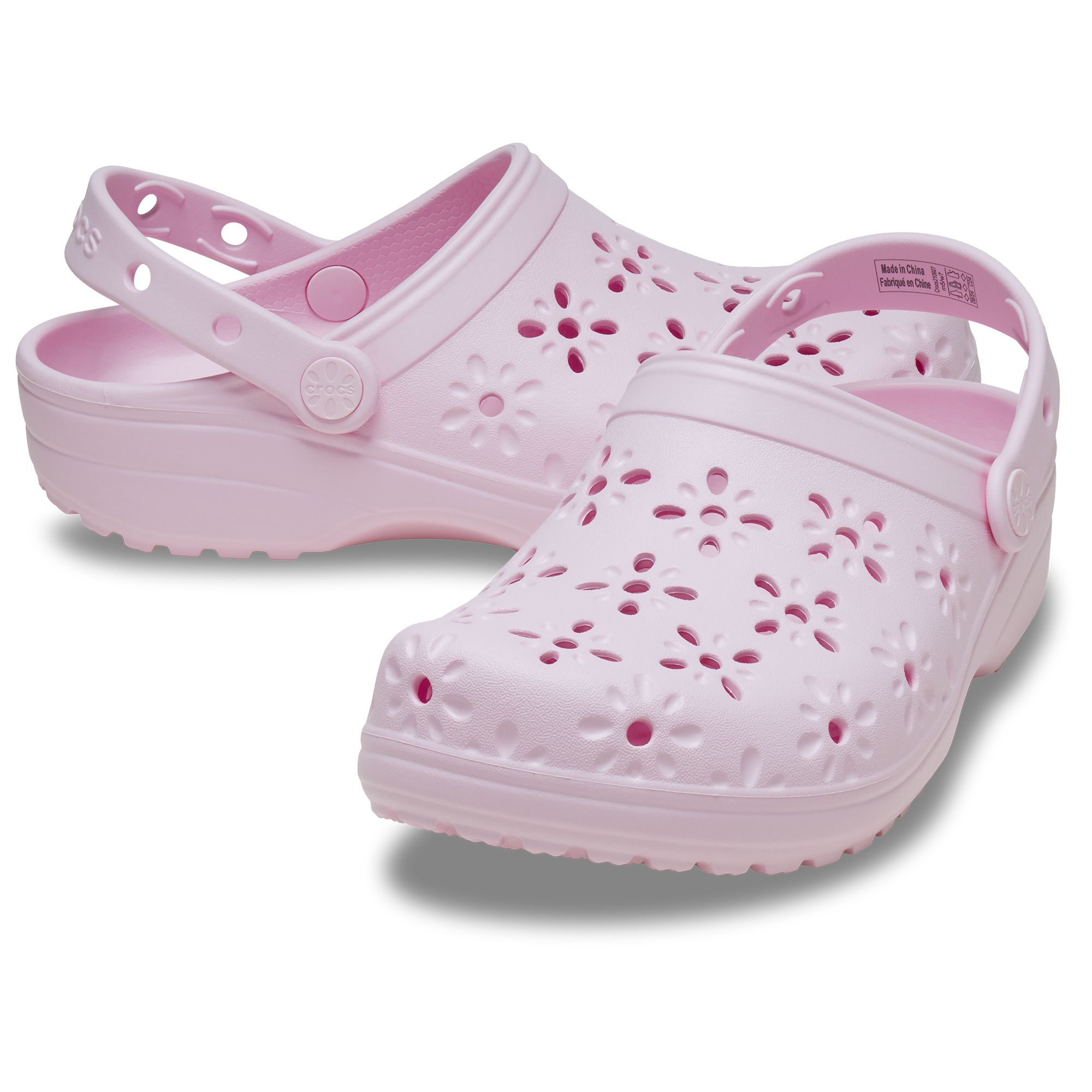 CROCS™ Damen-Clog Classic Floral CutOut leicht Crocs Comfort™