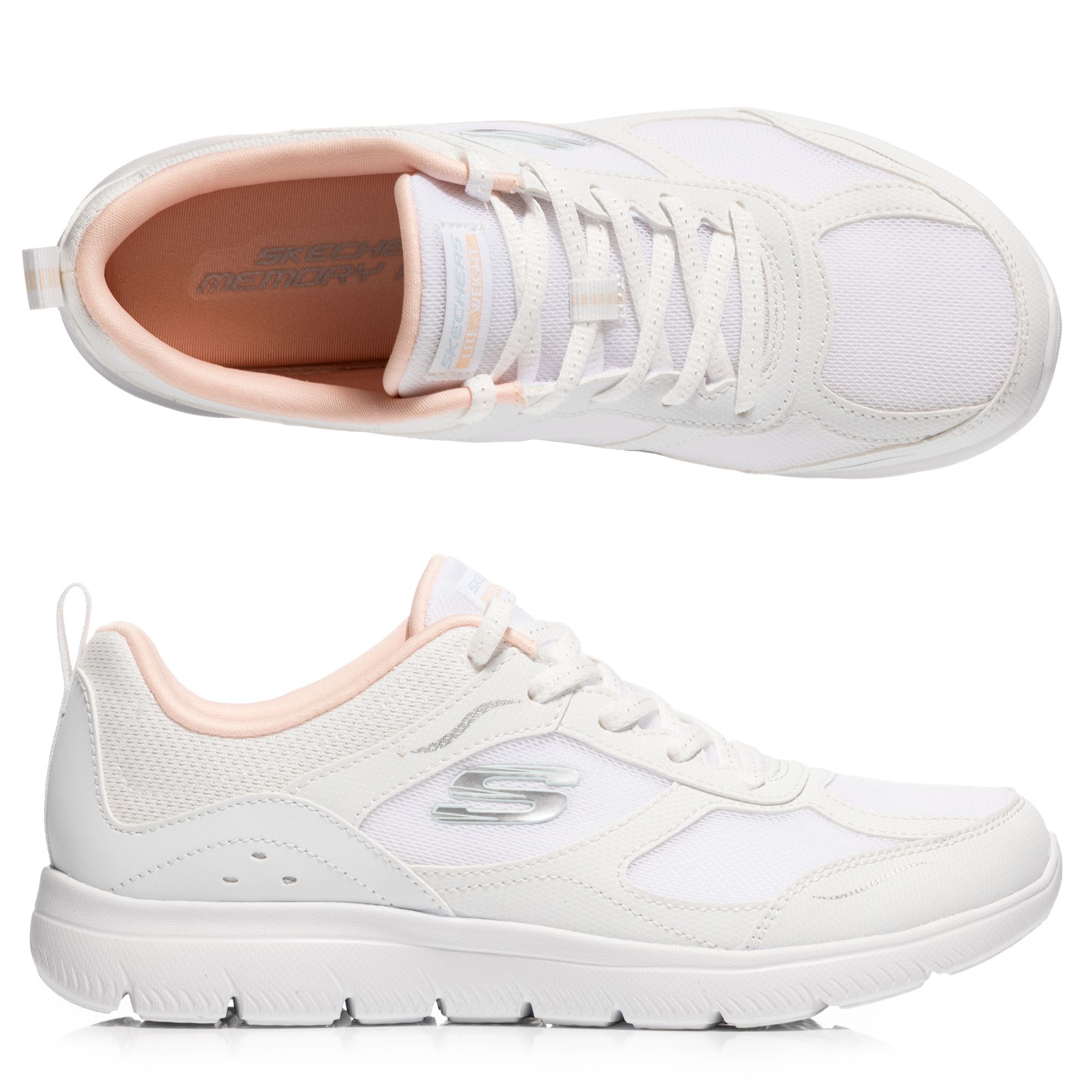 SKECHERS Damen-Sneaker Summits Materialmix Memory Foam