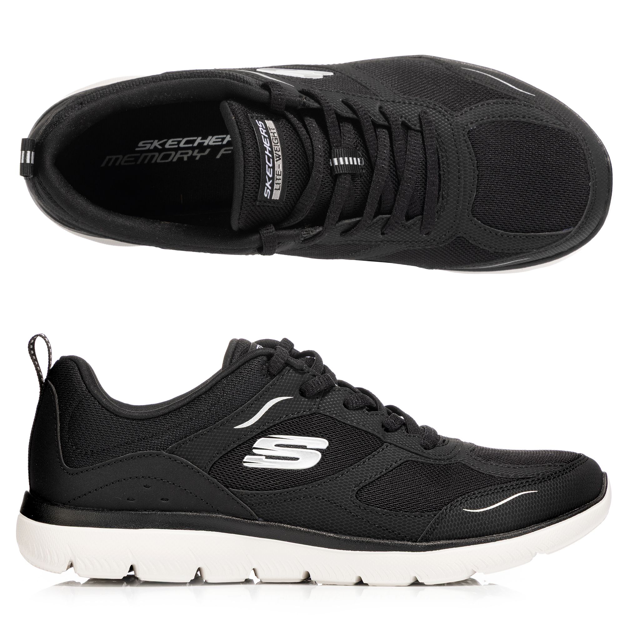 SKECHERS Damen-Sneaker Summits Materialmix Memory Foam