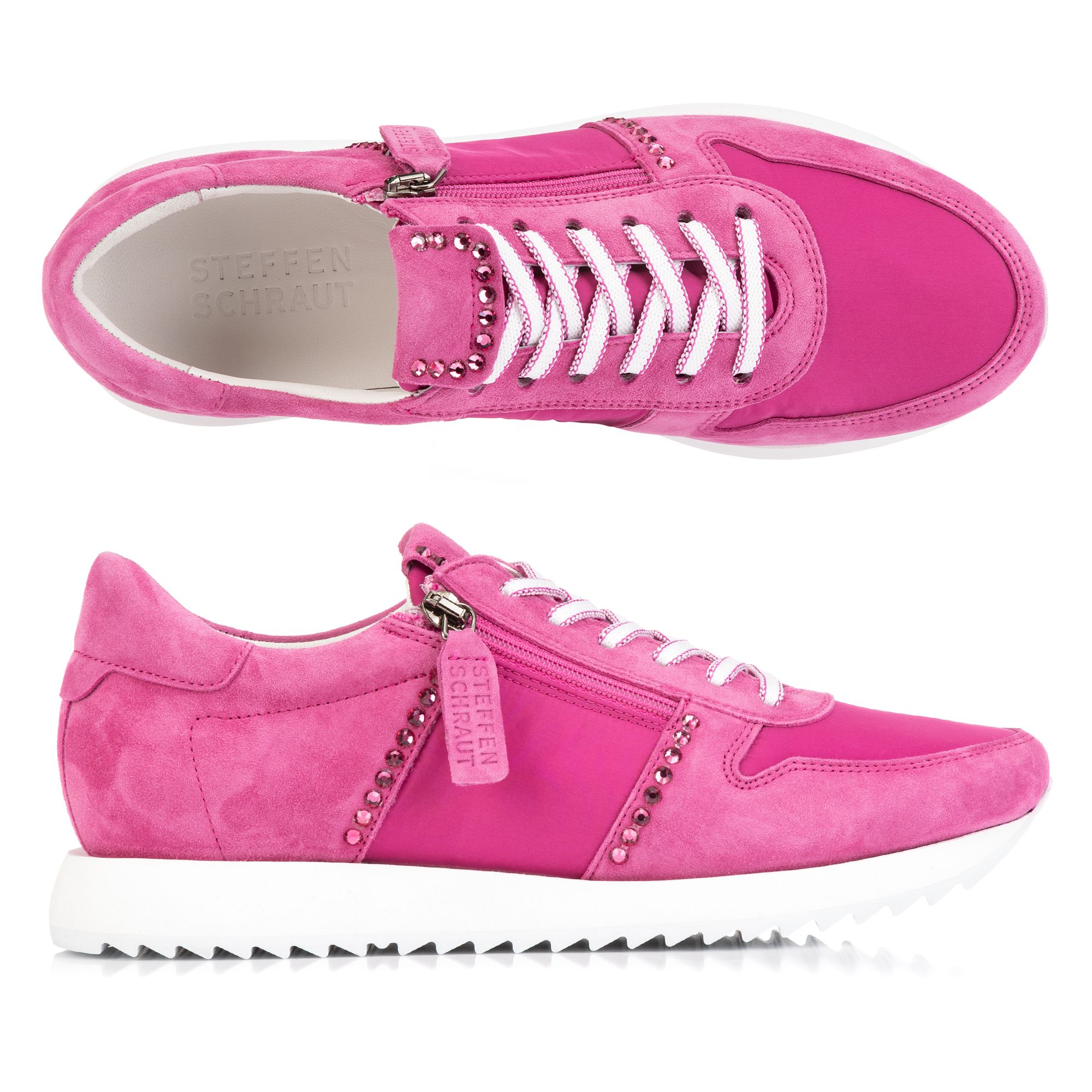 STEFFEN SCHRAUT by Kennel & Schmenger Damen-Sneaker Materialmix Made in Germany