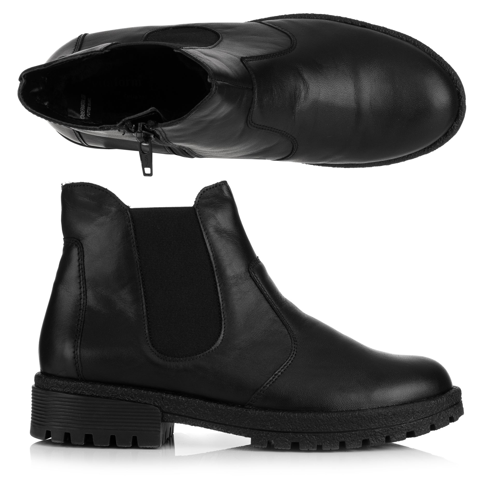 VITAFORM Damen-Stiefelette Softnappa Lammfellfutter Sohle Natalie