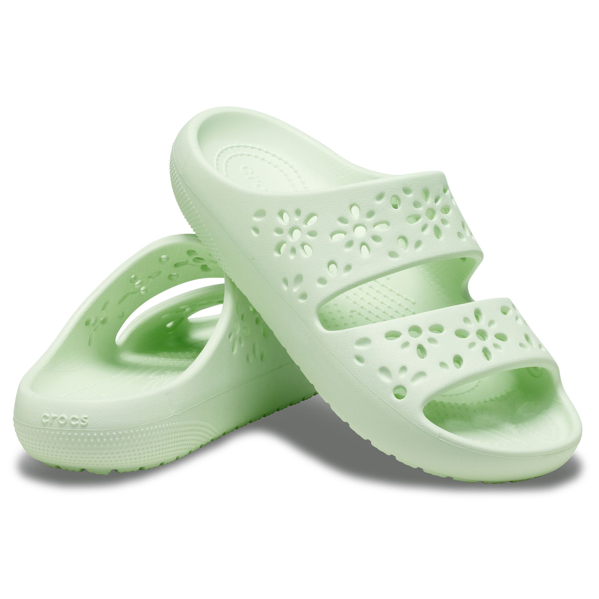 CROCS™ Damen-Pantolette Classic Floral CutOut leicht Crocs Comfort™