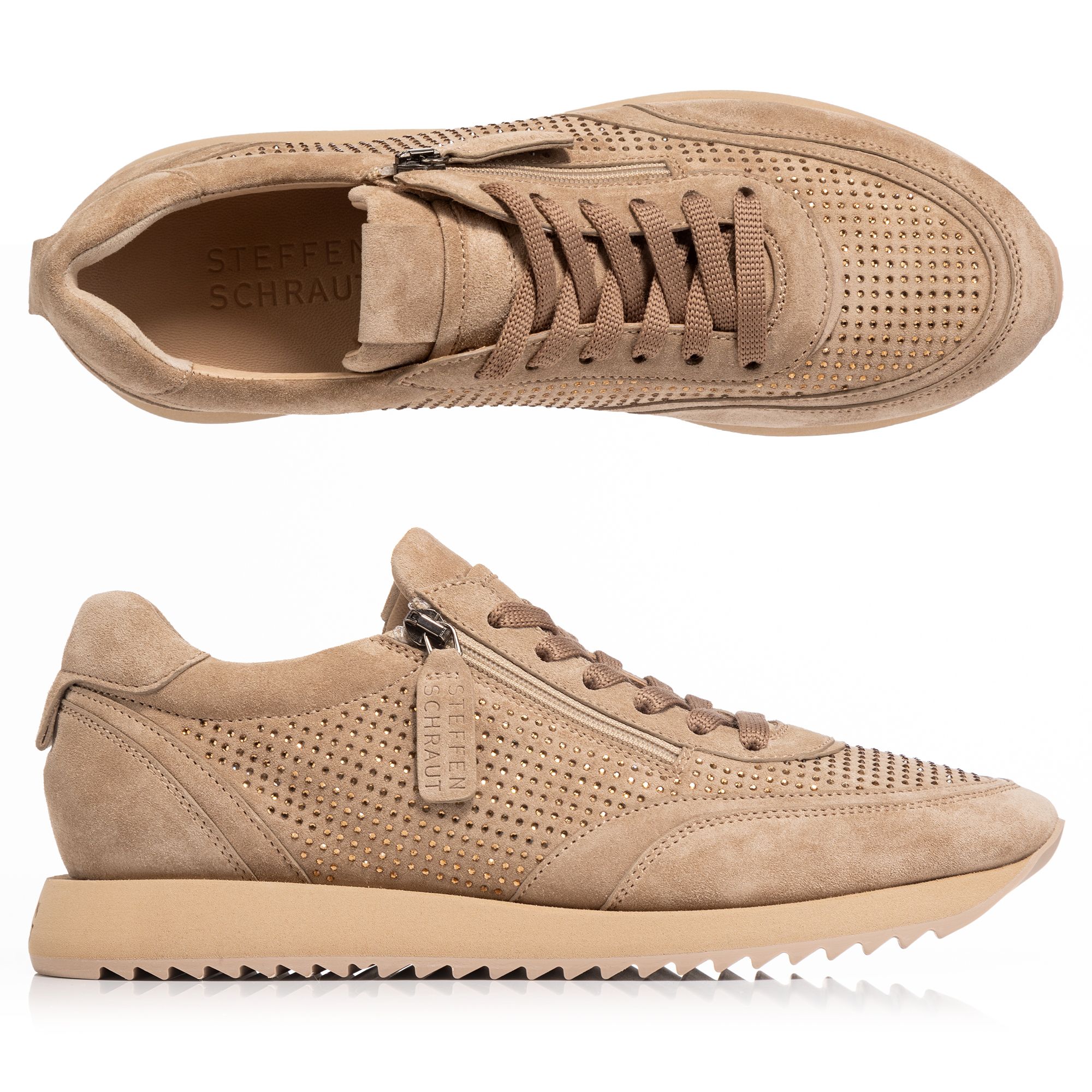 STEFFEN SCHRAUT by Kennel & Schmenger Damen-Sneaker echt Leder Made in Germany