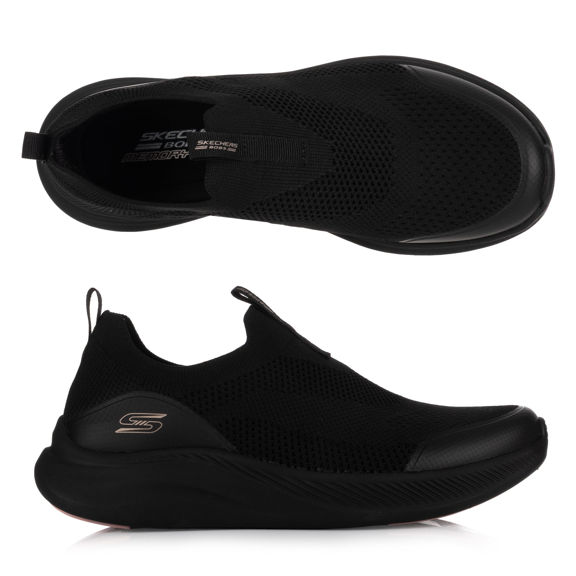 SKECHERS Damen-Slipper Bobs Moda Flex Strick Hands Free Slip-ins®