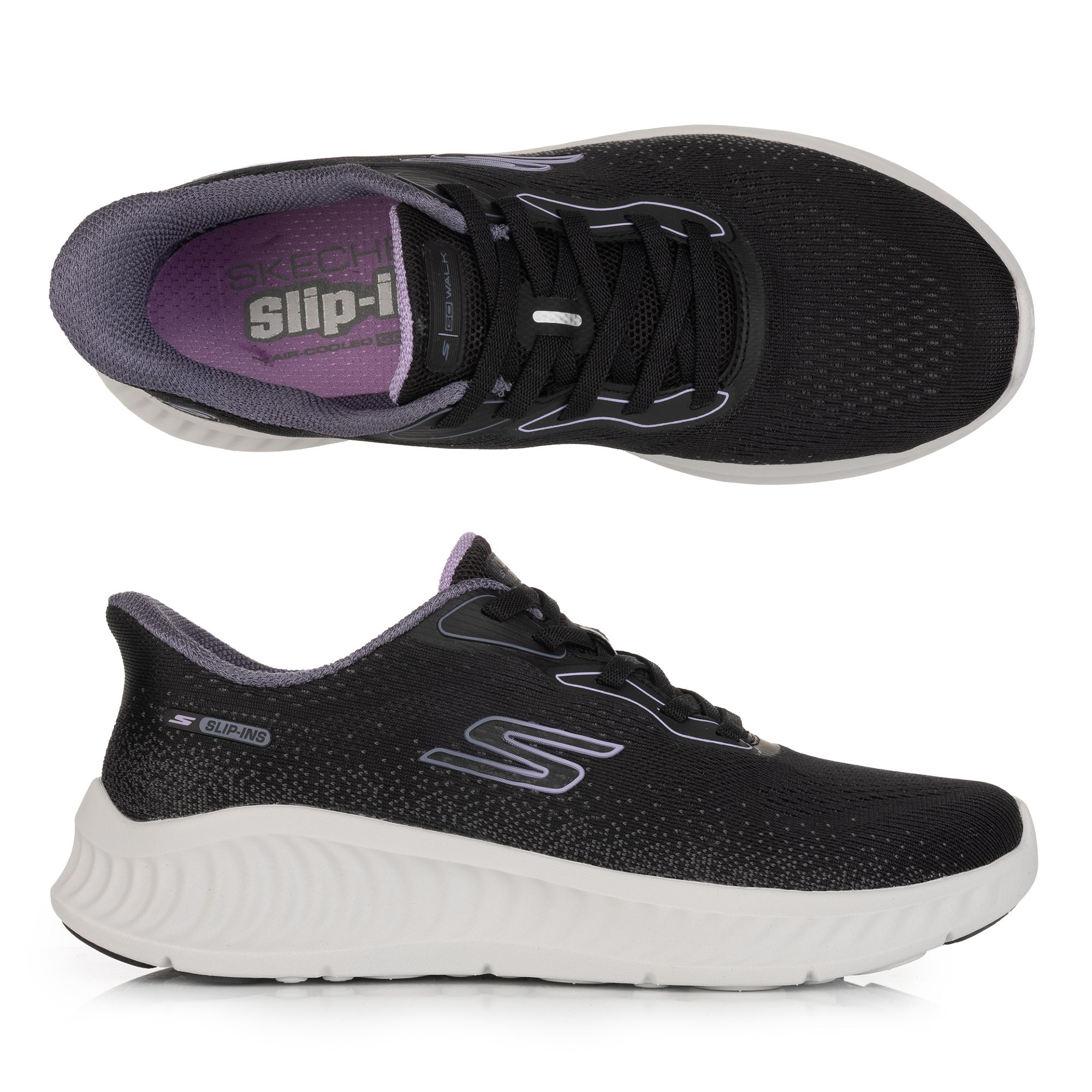SKECHERS Damen-Slipper Go Walk Now - Parker Funktionsmesh Hands Free Slip-ins®