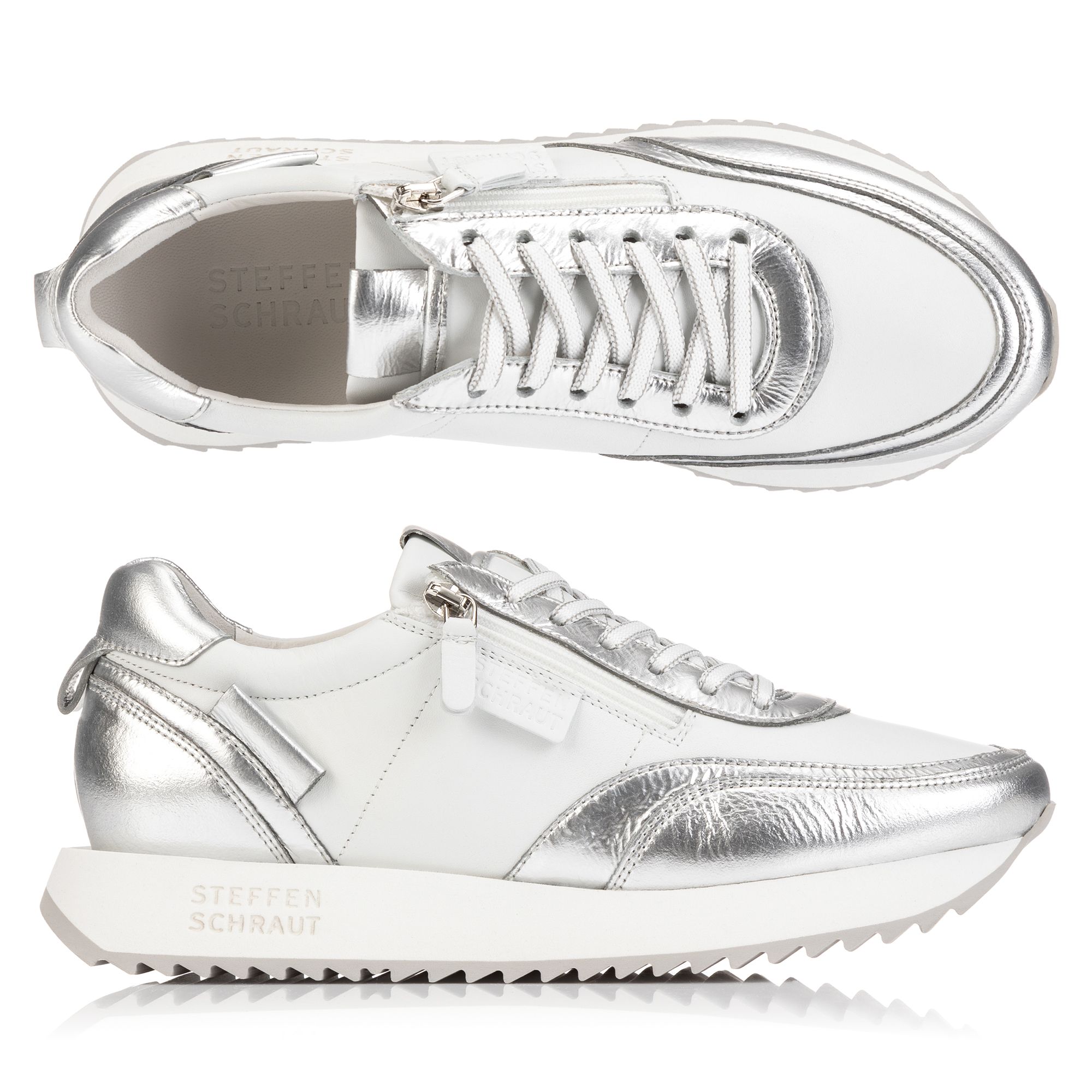 STEFFEN SCHRAUT by Kennel & Schmenger Damen-Sneaker Materialmix Made in Germany