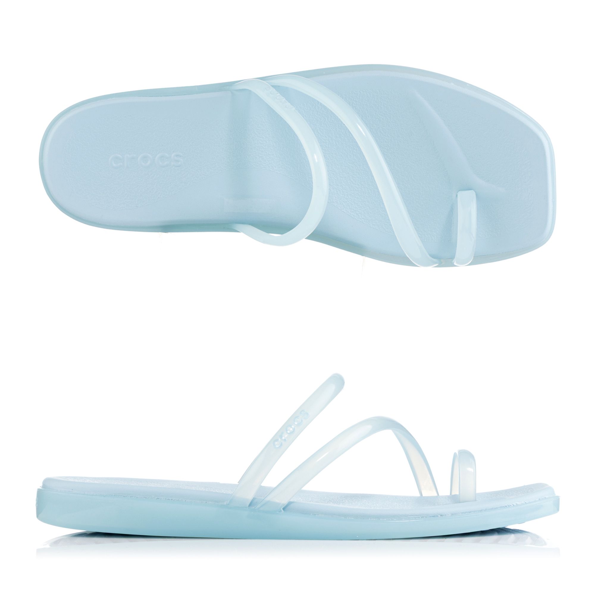 CROCS™ Damen-Pantolette Miami Jelly Zehentrenner Croslite™-Fußbett