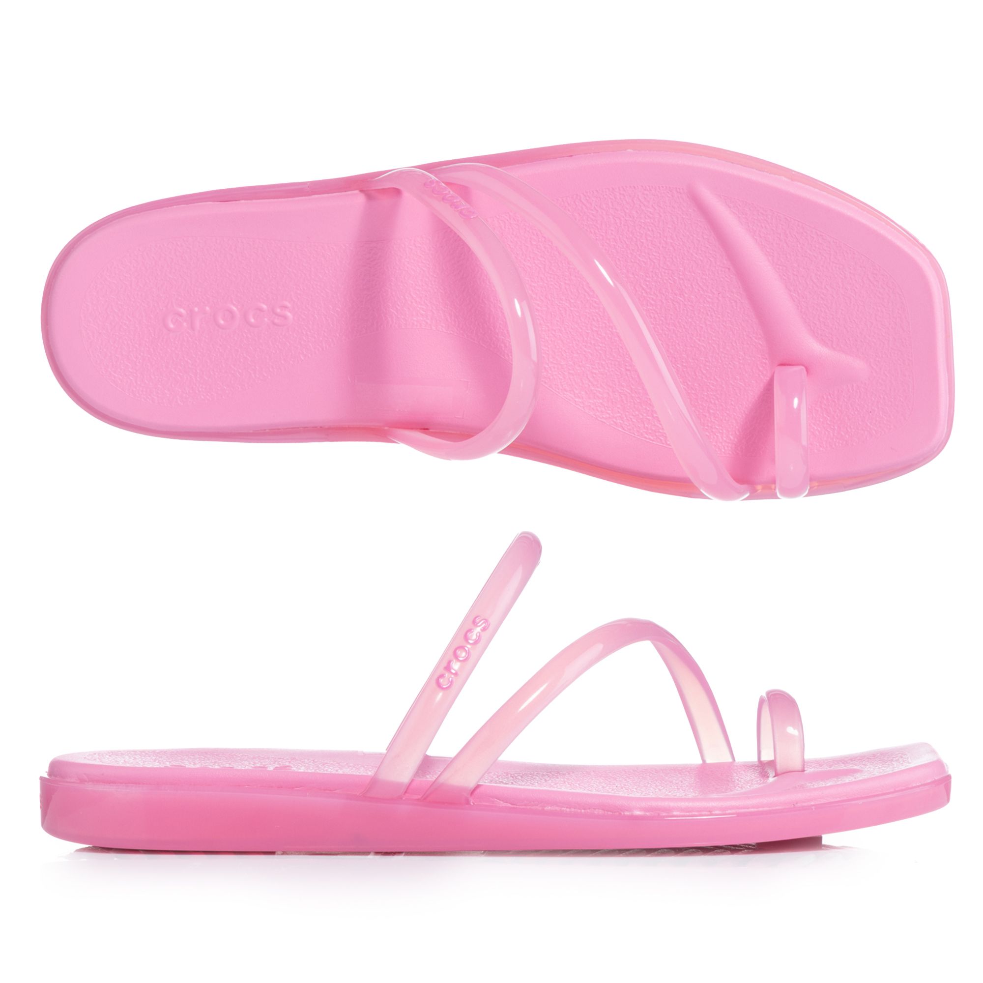 CROCS™ Damen-Pantolette Miami Jelly Zehentrenner Croslite™-Fußbett