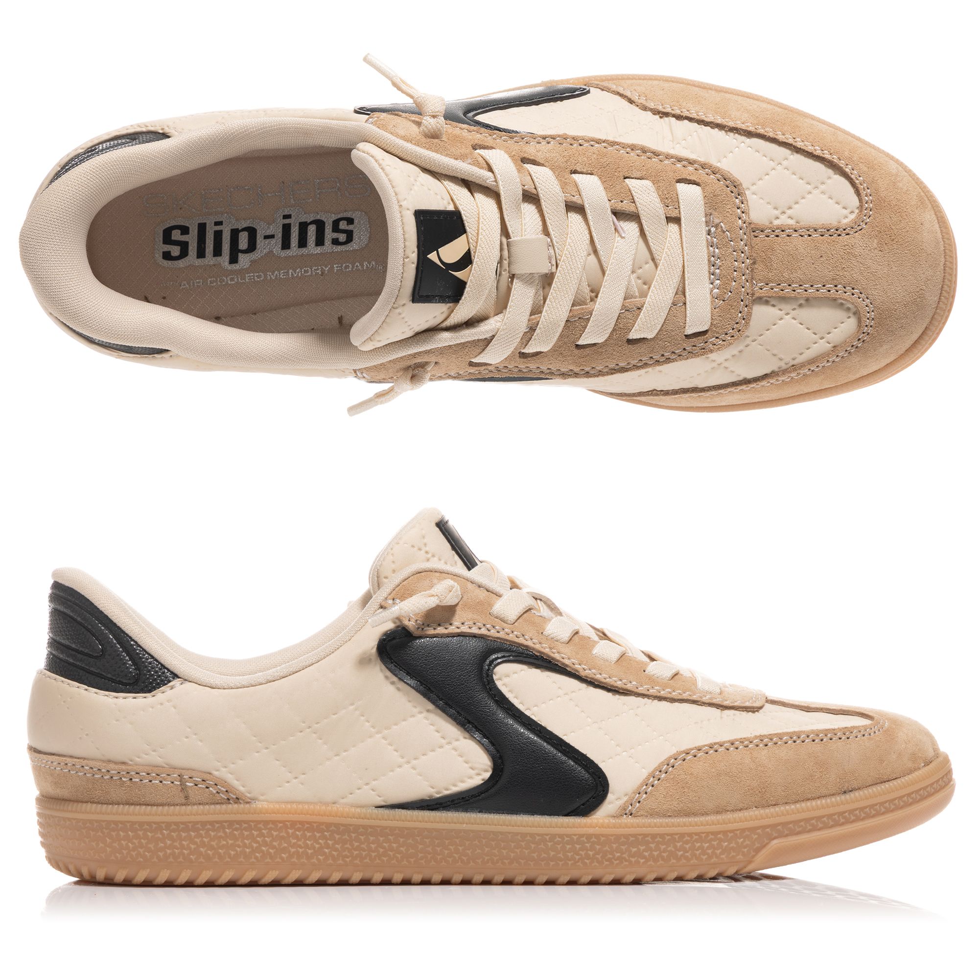SKECHERS Damen-Slipper Hotshot Soft Luxe Materialmix Hands Free Slip-ins®