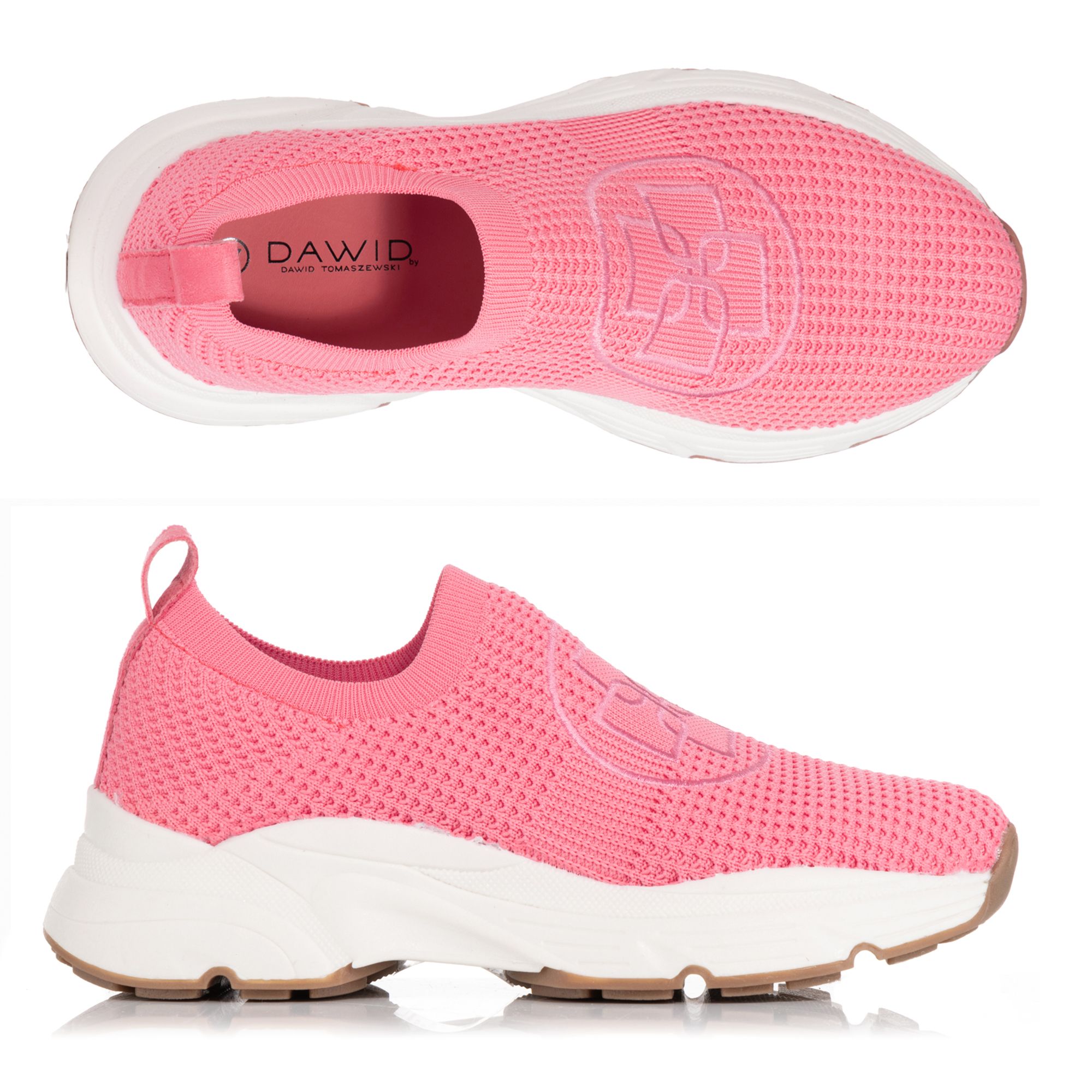 DAWID by Dawid Tomaszewski Damen-Sneaker Mesh-Material Dawid Logo