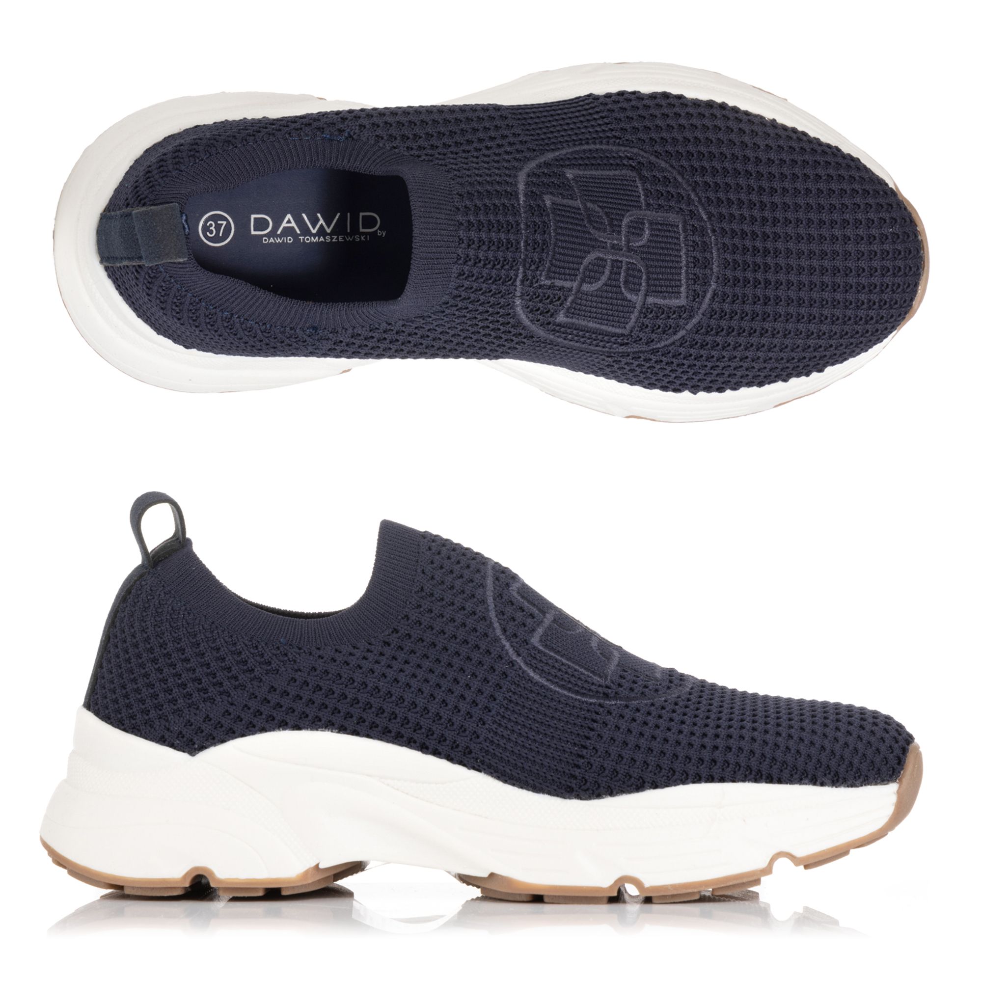 DAWID by Dawid Tomaszewski Damen-Sneaker Mesh-Material Dawid Logo