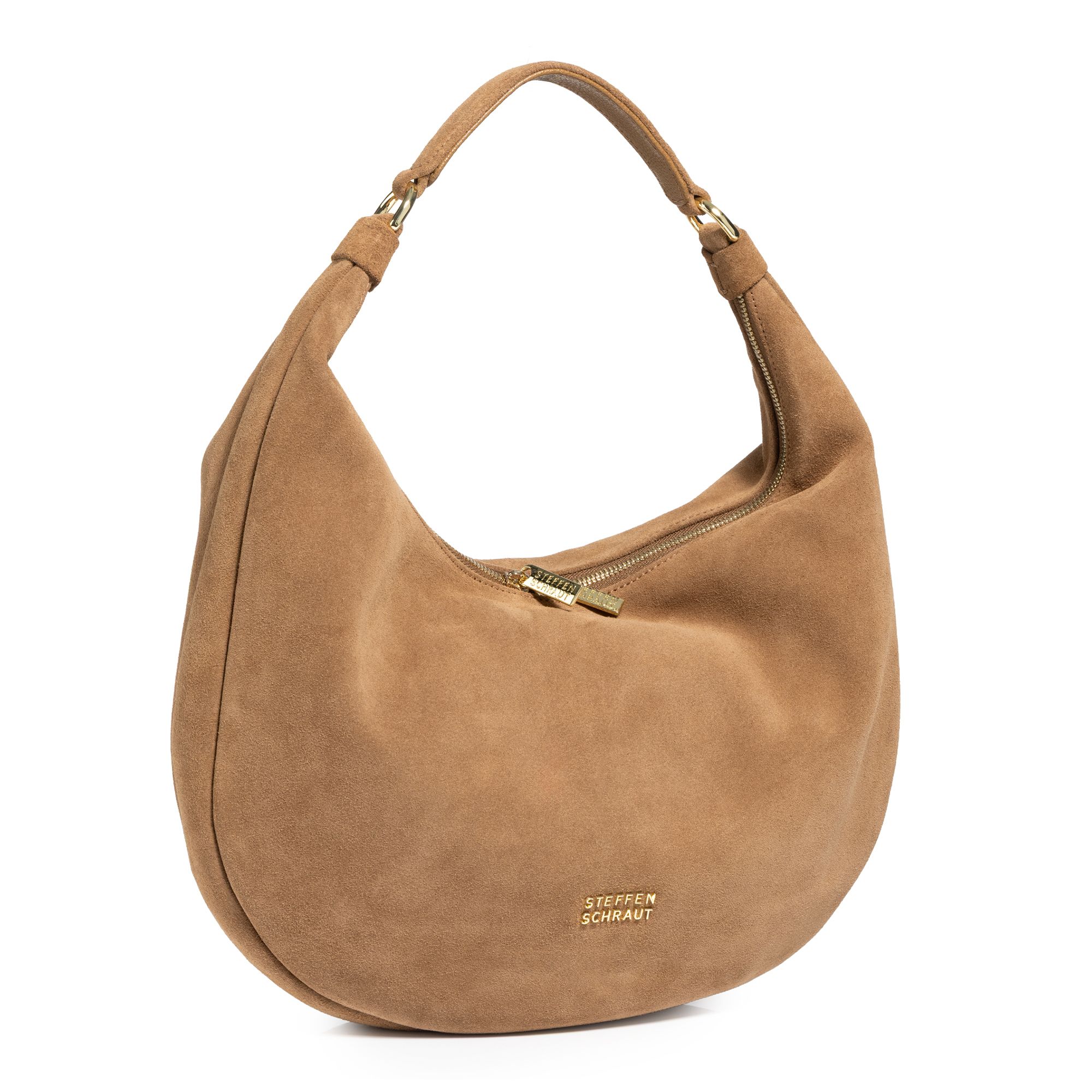 STEFFEN SCHRAUT by Abro Beuteltasche echtes Veloursleder 2-Wege-Zipper