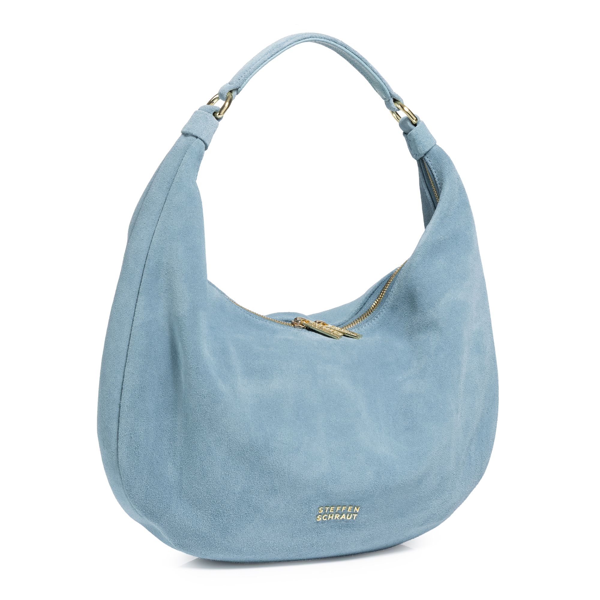 STEFFEN SCHRAUT by Abro Beuteltasche echtes Veloursleder 2-Wege-Zipper