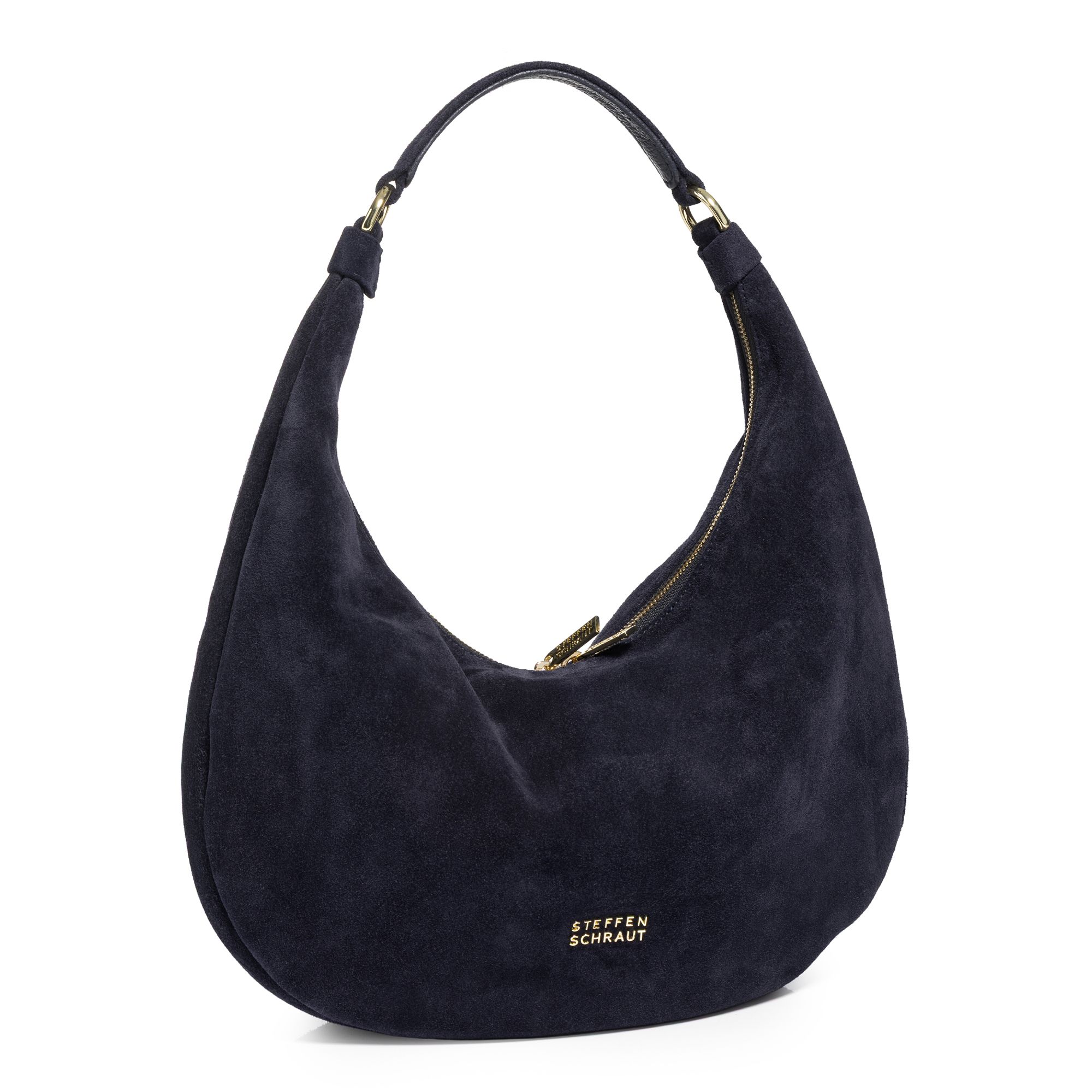 STEFFEN SCHRAUT by Abro Beuteltasche echtes Veloursleder 2-Wege-Zipper