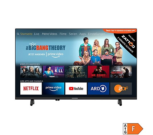 GRUNDIG 40''/102cm Smart TV Fire Edition Full HD Triple Tuner, HbbTV Alexa Sprachsteuerung
