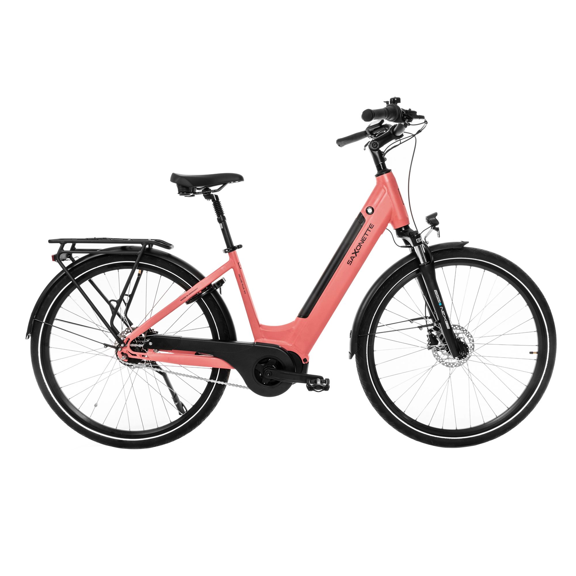 SAXONETTE 28" City E-Bike Deluxe Plus 2.0 Mittelmotor, 7 Gänge bis 120km Reichweite