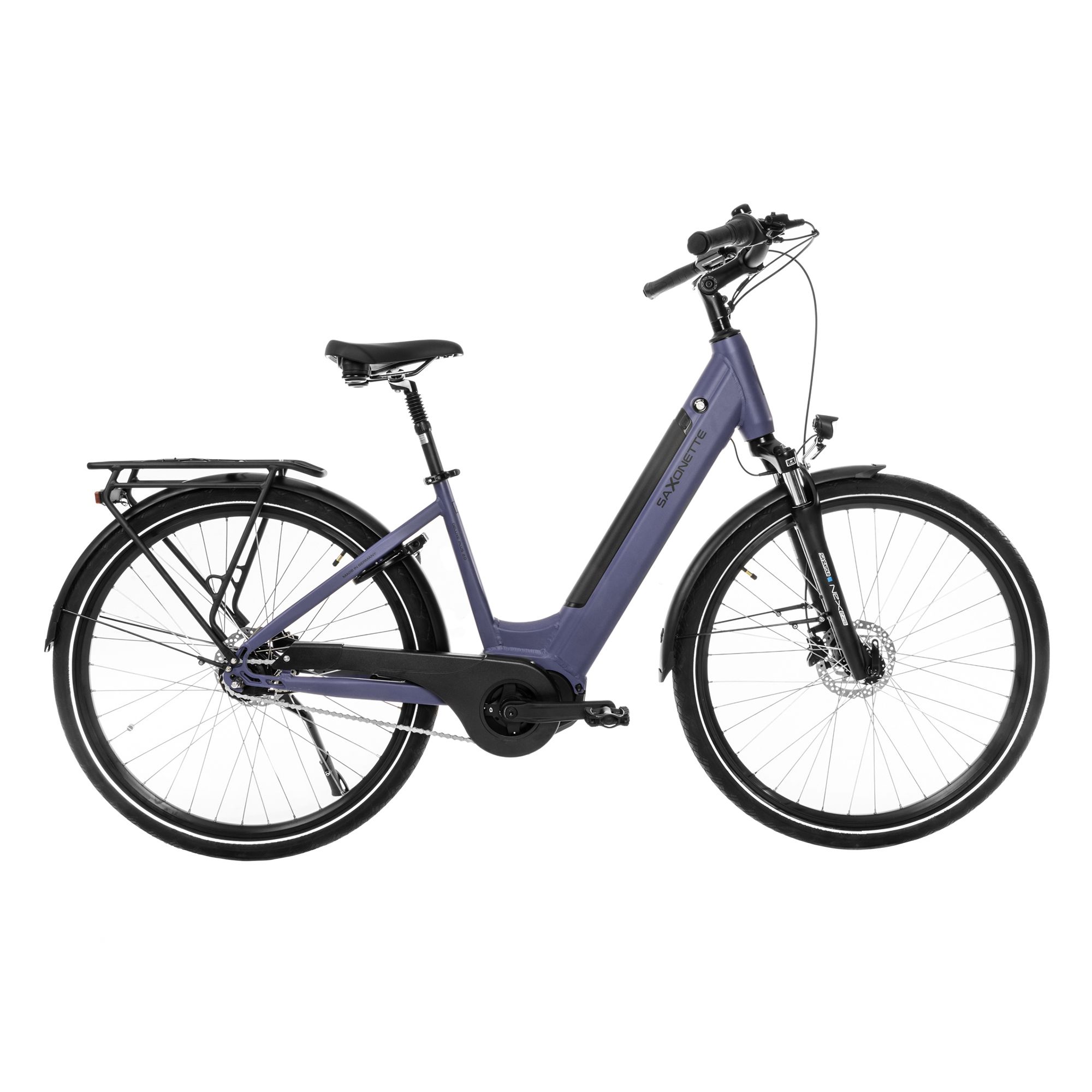SAXONETTE 28" City E-Bike Deluxe Plus 2.0 Mittelmotor, 7 Gänge bis 120km Reichweite