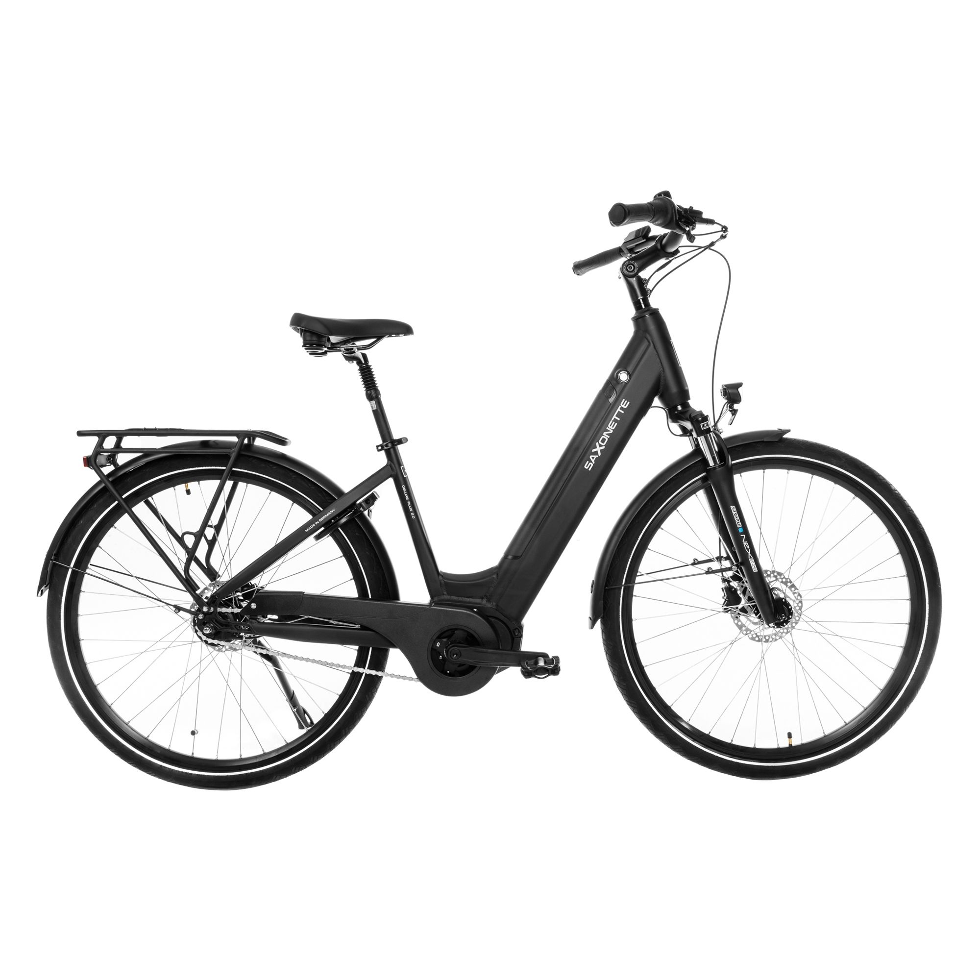 SAXONETTE 28" City E-Bike Deluxe Plus 2.0 Mittelmotor, 7 Gänge bis 120km Reichweite