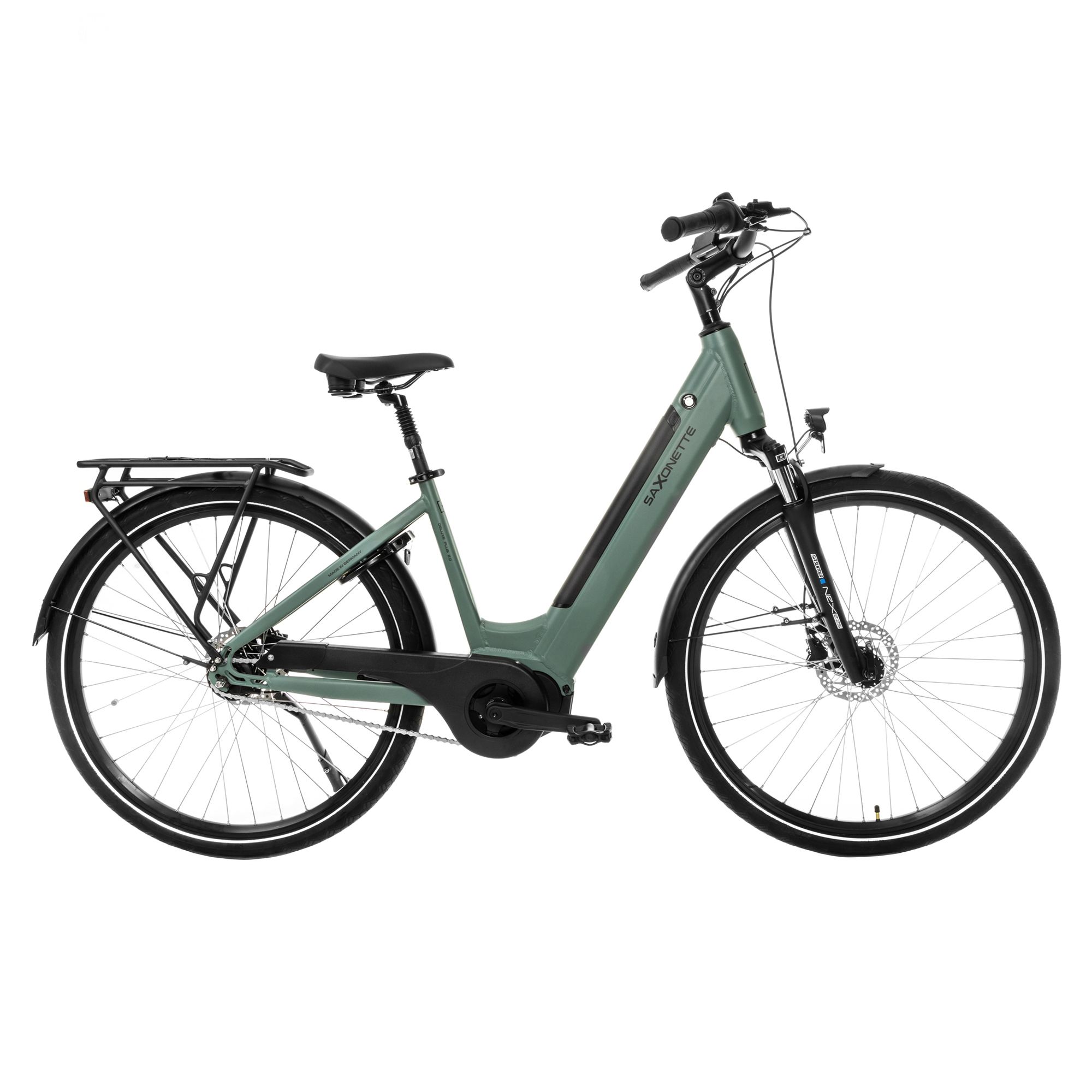 SAXONETTE 28" City E-Bike Deluxe Plus 2.0 Mittelmotor, 7 Gänge bis 120km Reichweite