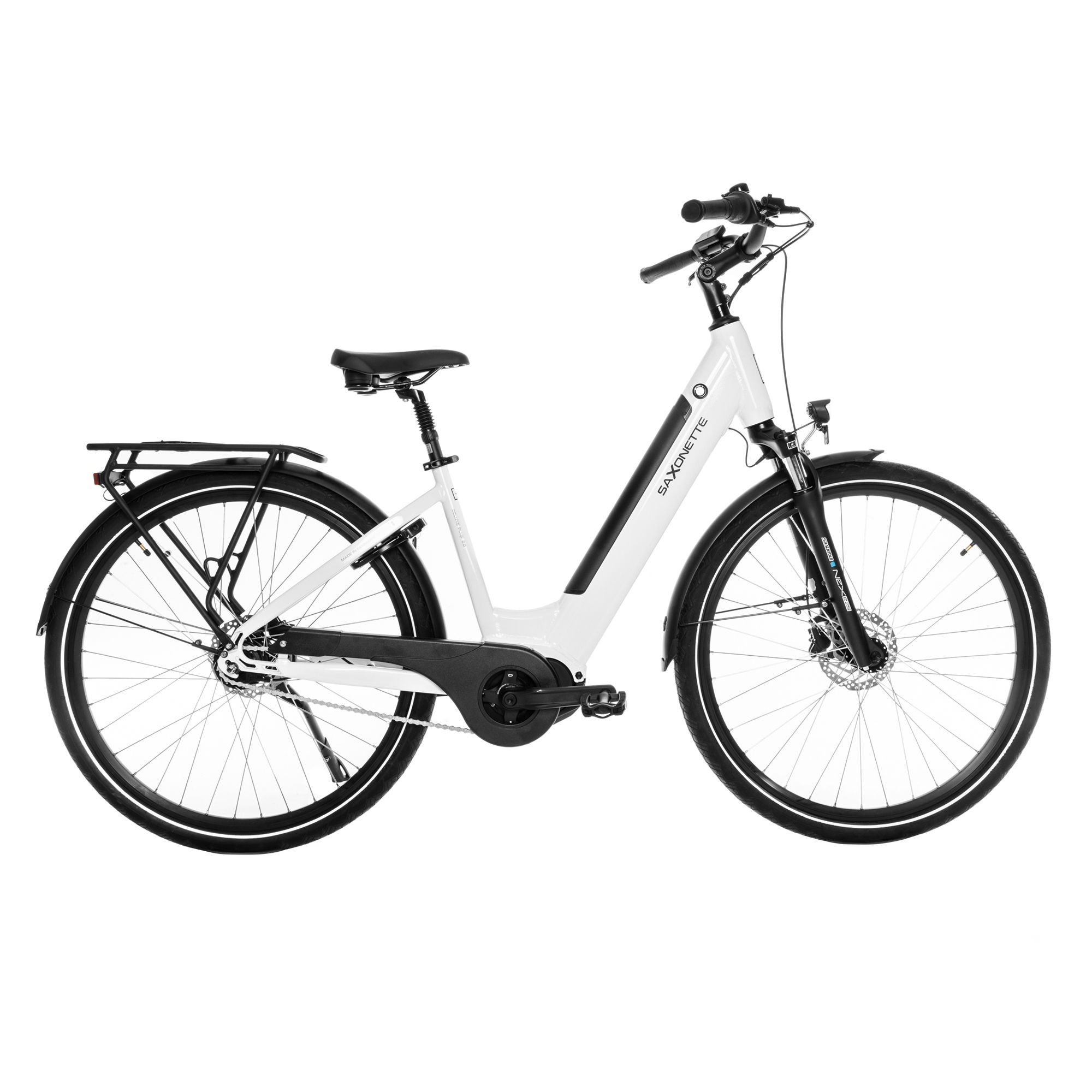 SAXONETTE 28" City E-Bike Deluxe Plus 2.0 Mittelmotor, 7 Gänge bis 120km Reichweite
